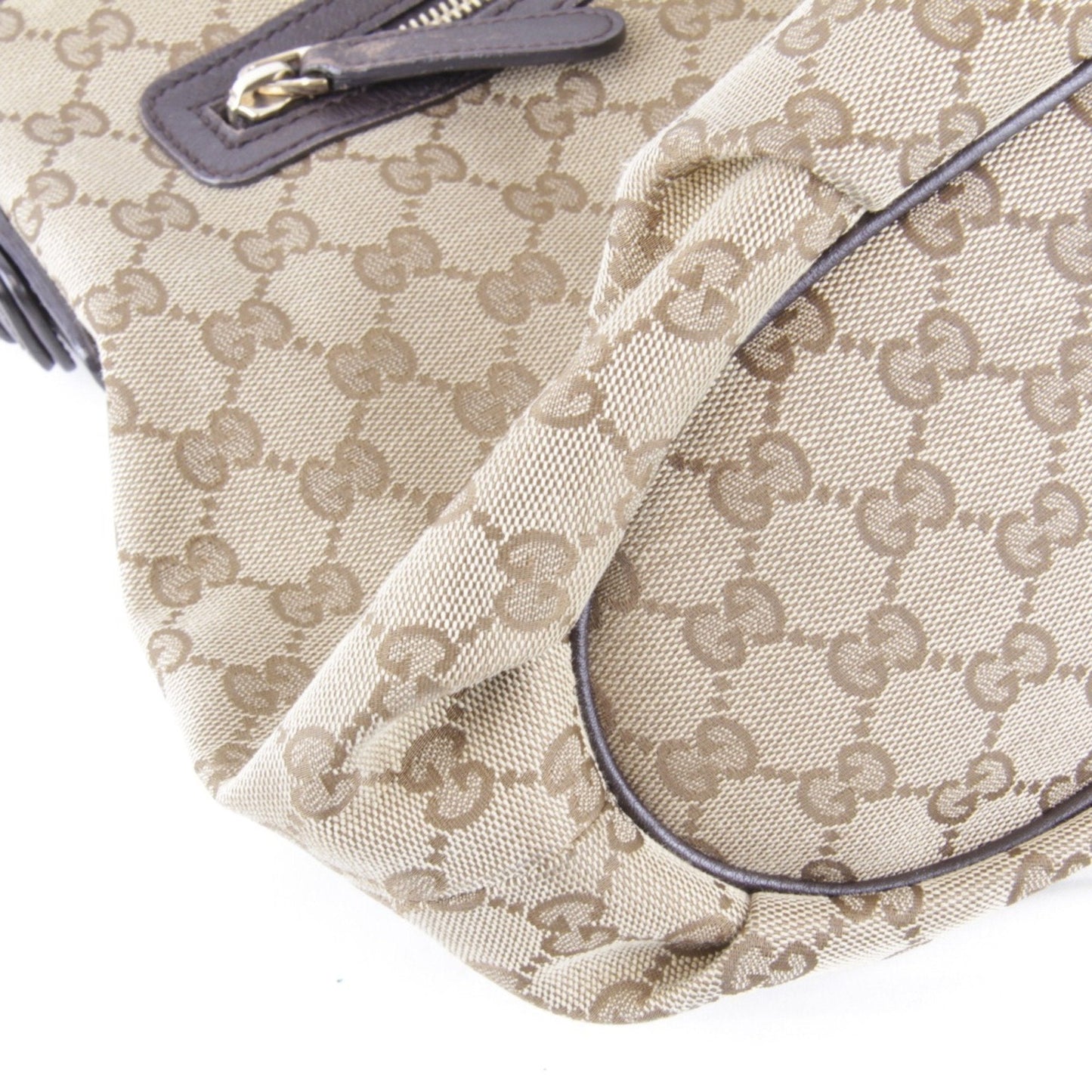 Gucci Brown Gg Canvas Shoulder Bag ( )