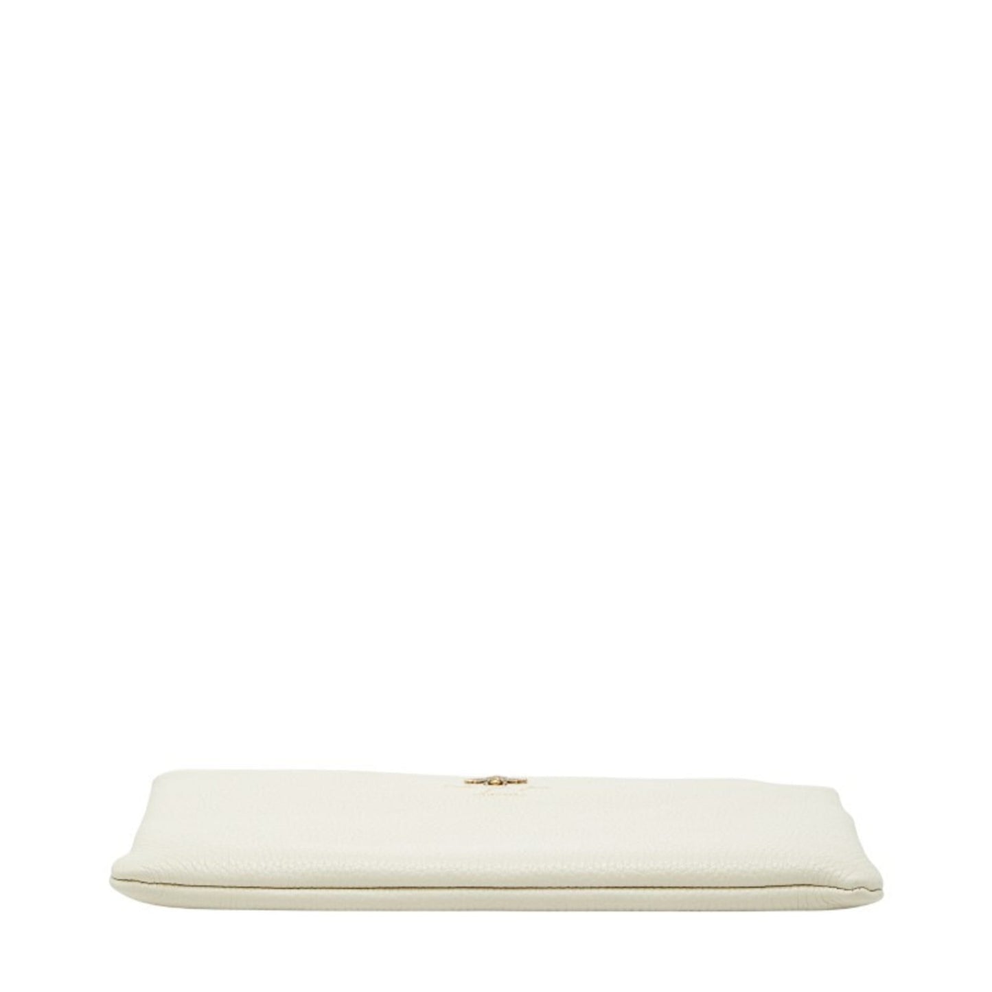 Gucci Ivory White Leather Clutch Bag ( )