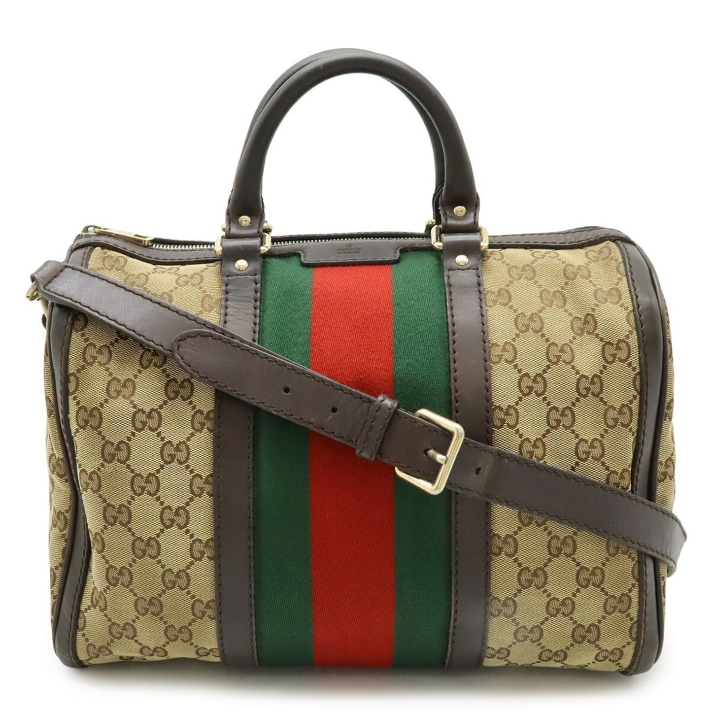 Gucci Beige Black Dark Brown Green Khaki Red Color Yellow Gg Canvas Handbag Shoulder Bag ( )