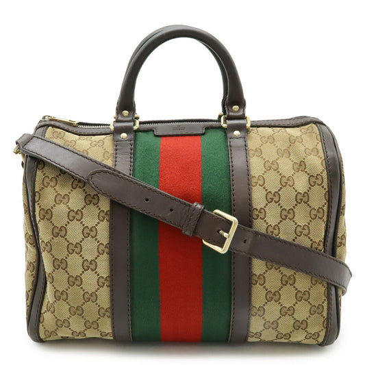 Gucci Beige Black Dark Brown Green Khaki Red Color Yellow Gg Canvas Handbag Shoulder Bag ( )