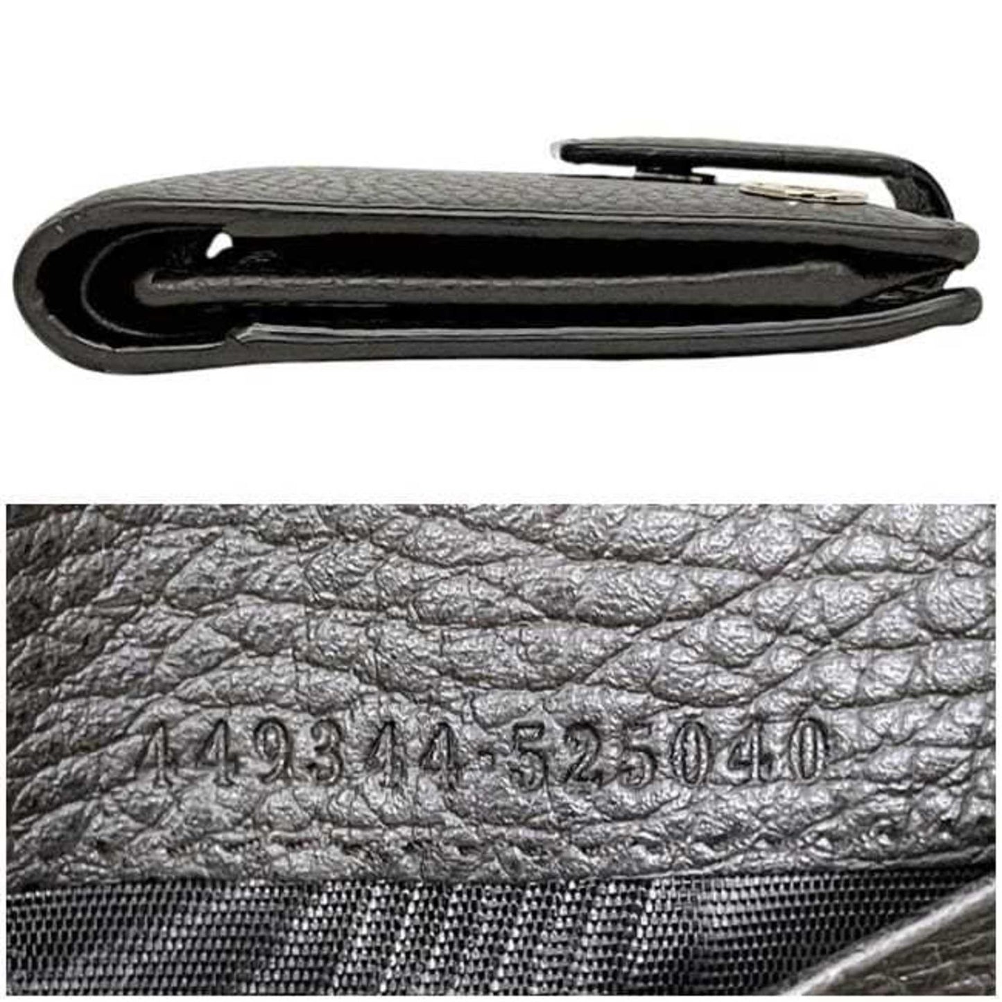 Gucci Brown Leather Wallet (Tri-Fold) ( )