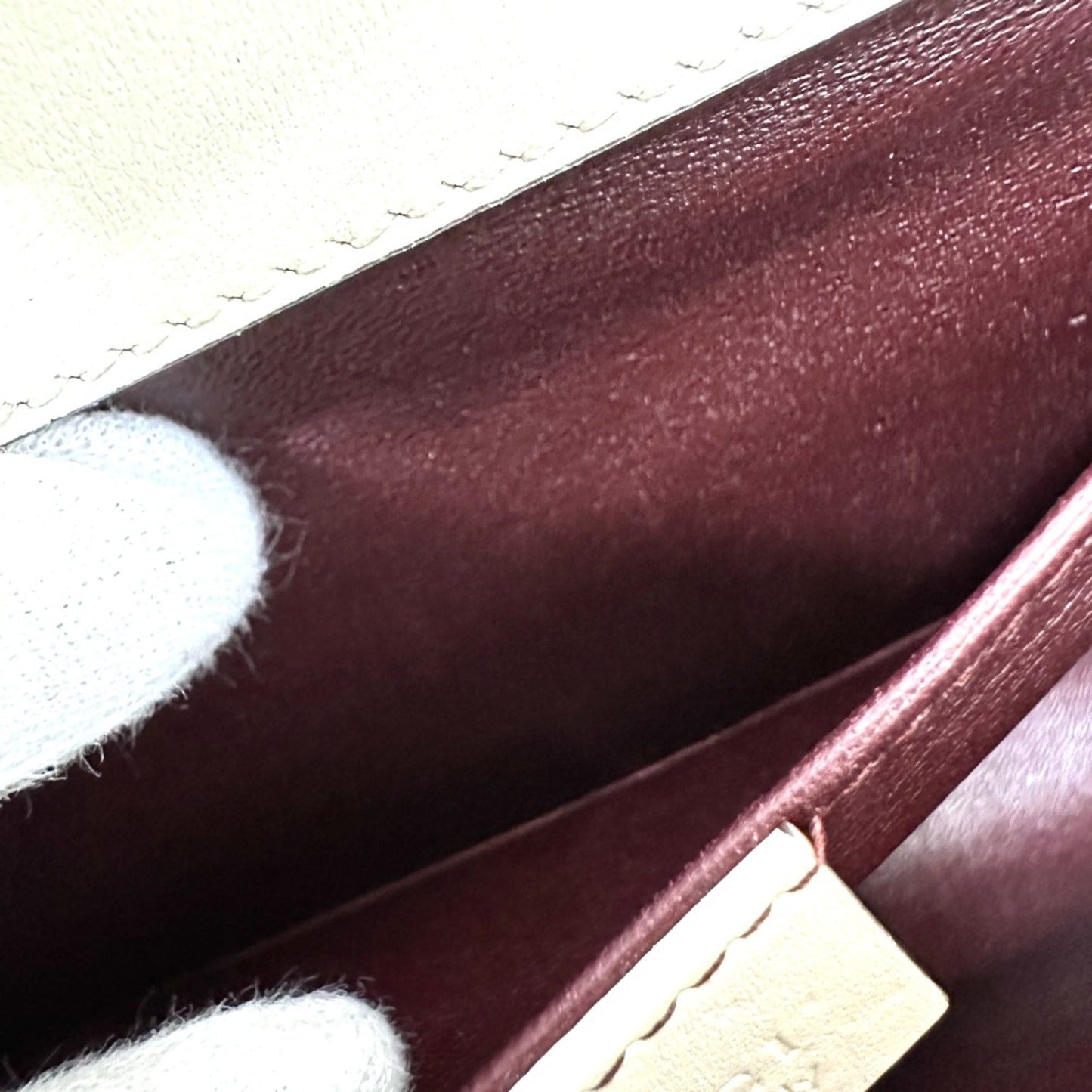 Gucci White Leather Shoulder Bag ( )