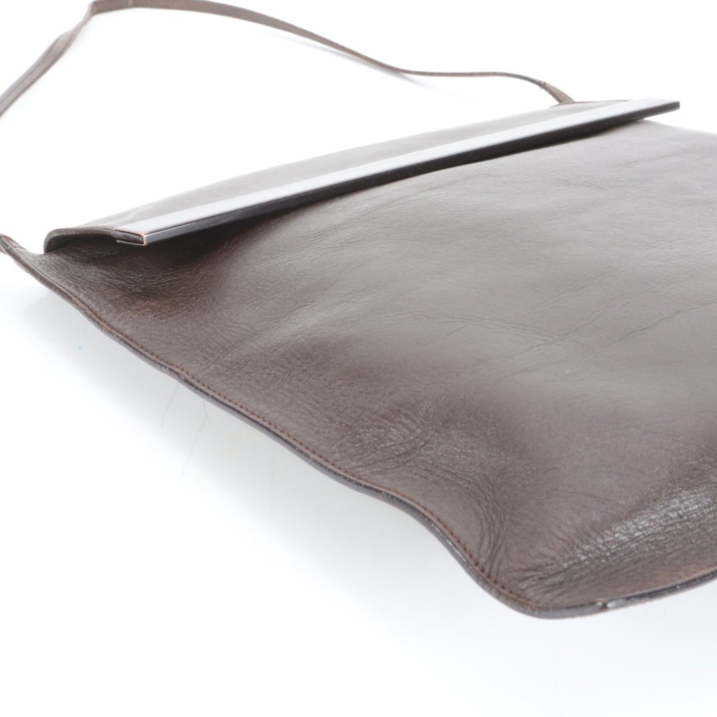 Gucci Brown Leather Shoulder Bag ( )