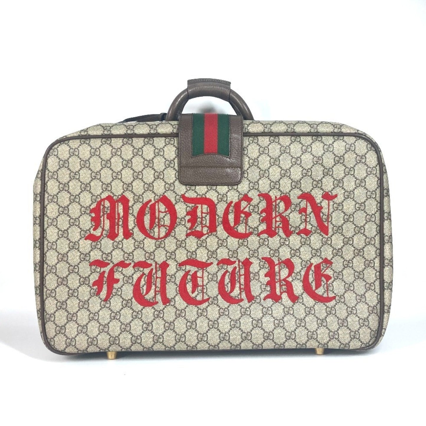 Gucci Beige Multi-Color Gg Supreme Boston Bag ( )