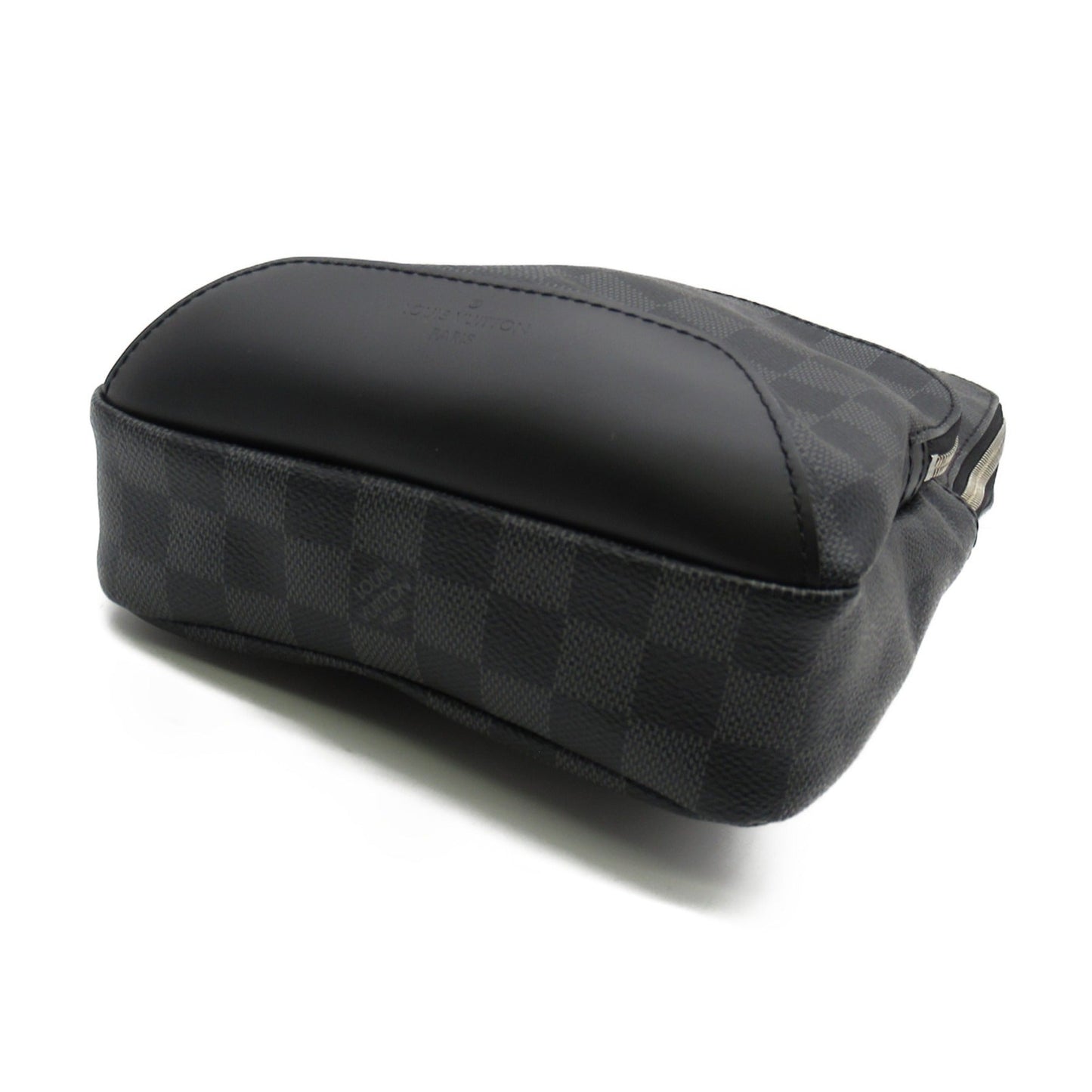 LOUIS VUITTON Avenue Sling Bag Gray Damier graphite PVC coated canvas