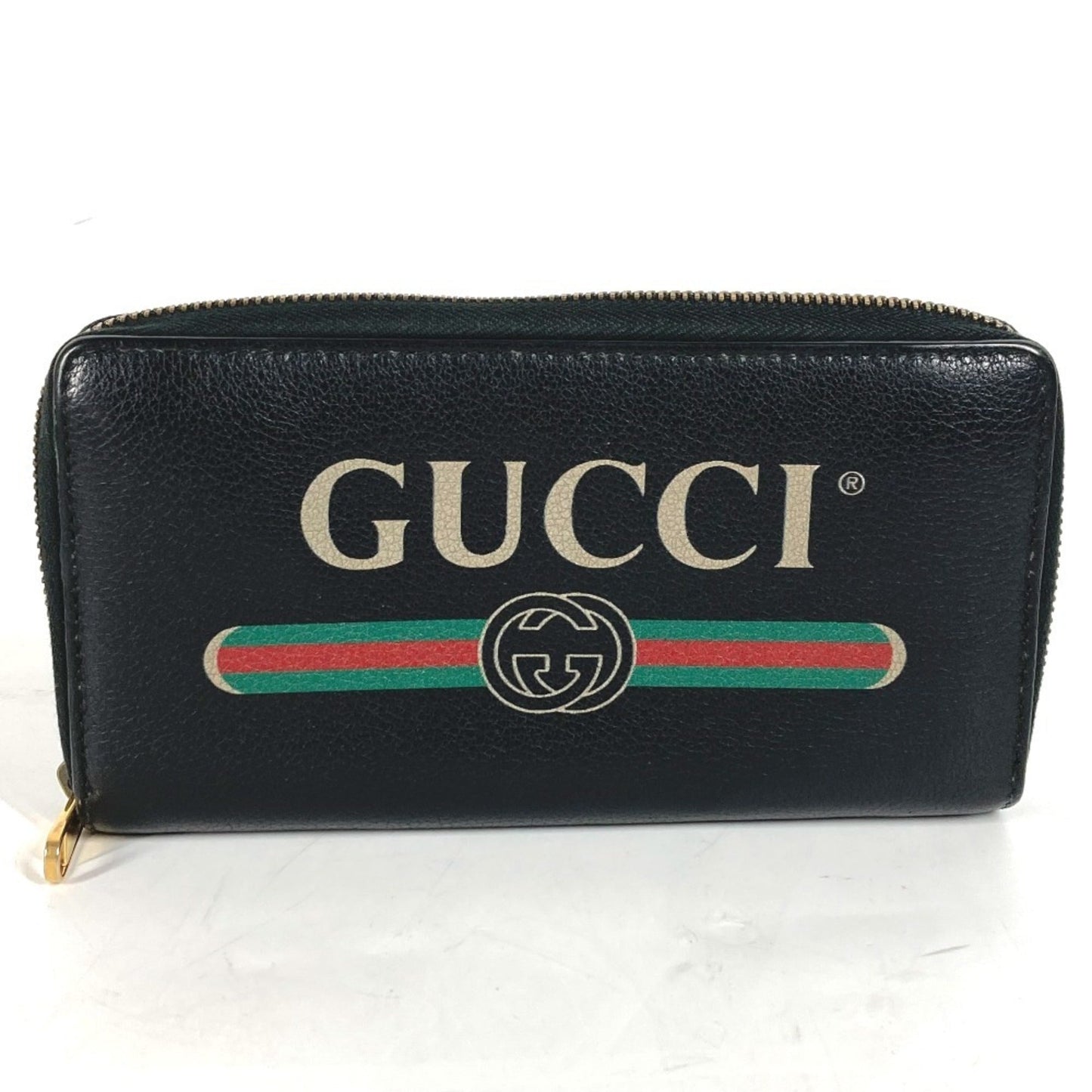 Gucci Black Leather Long Wallet (Bi-Fold) ( )