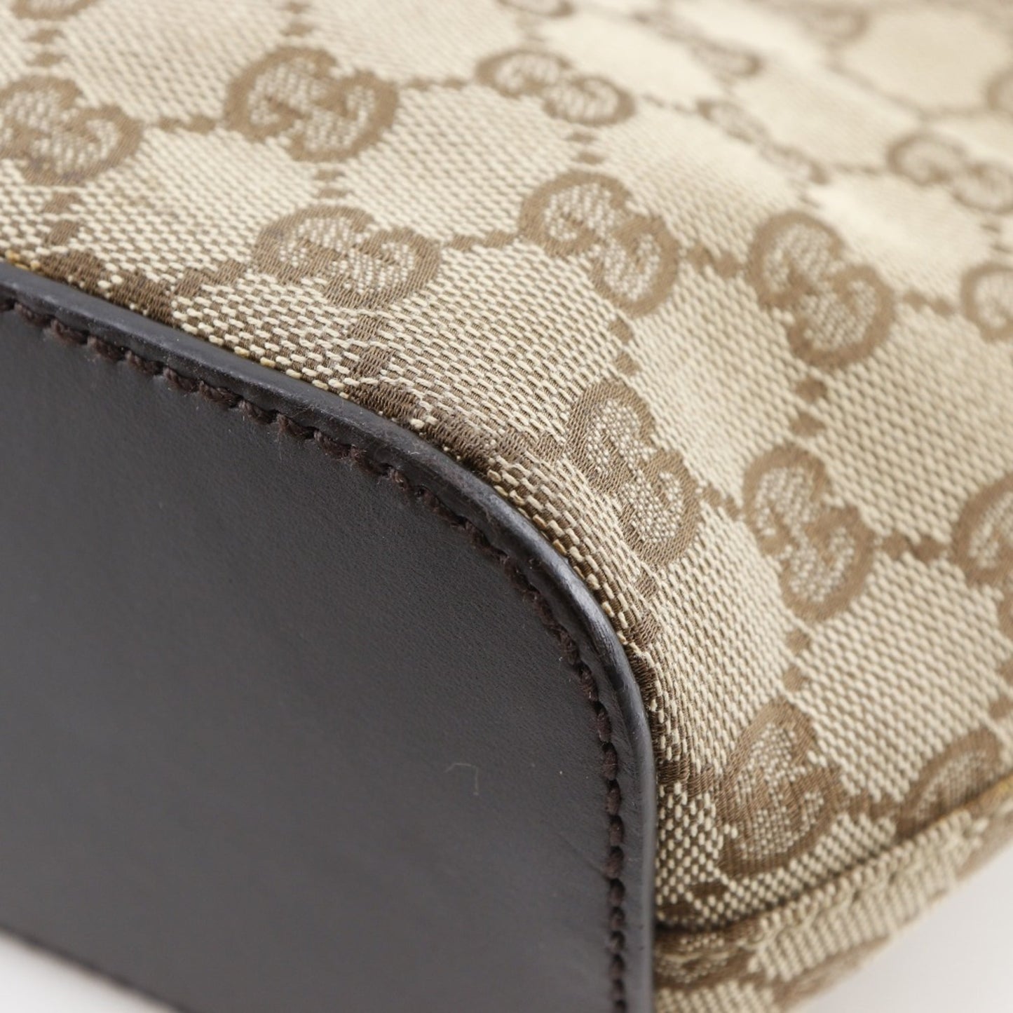 Gucci Brown Gg Canvas Shoulder Bag ( )
