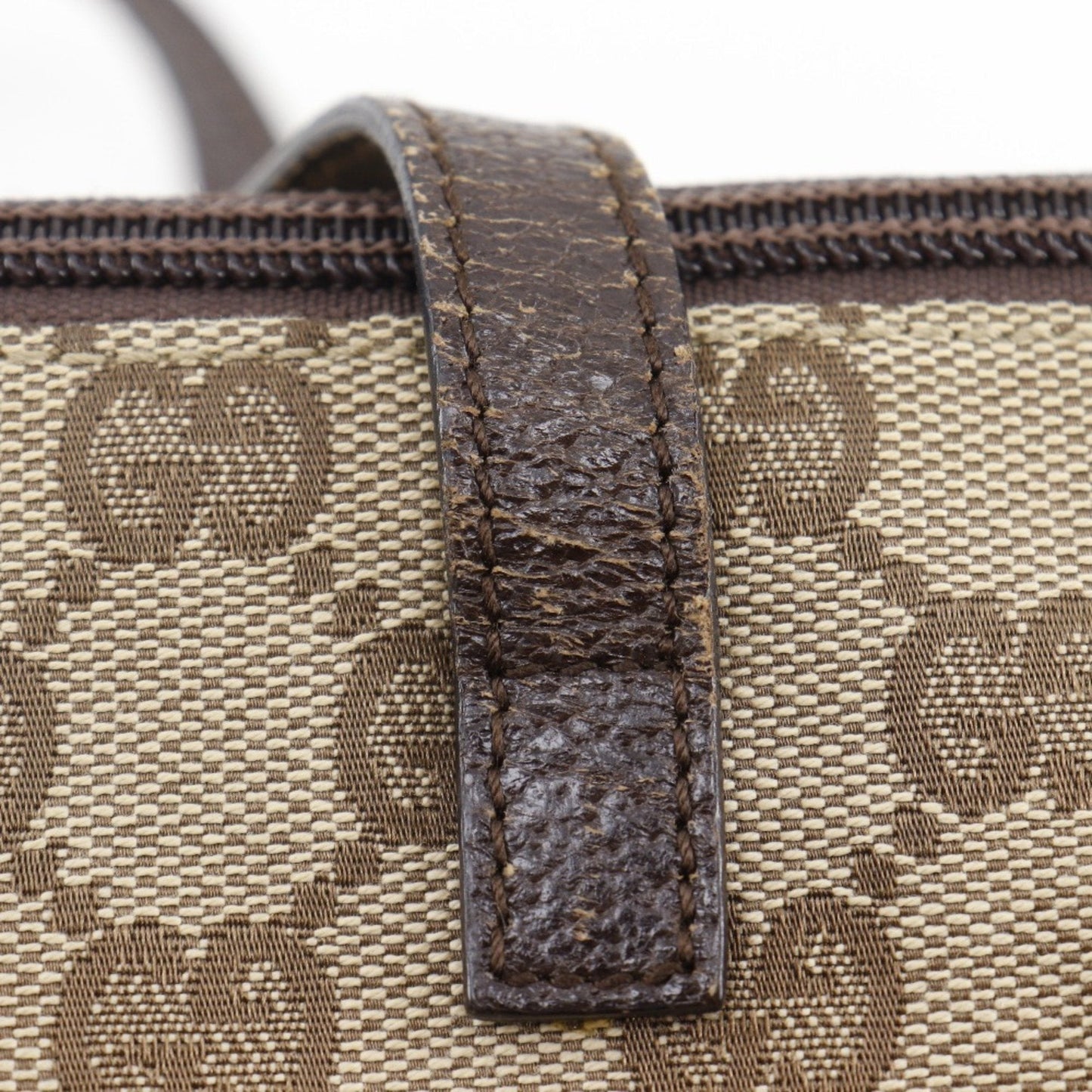 Gucci Beige Gg Canvas Handbag ( )