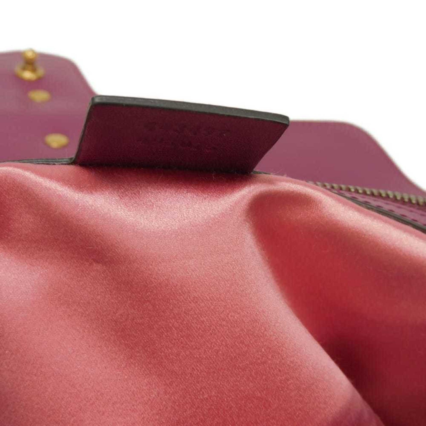 Gucci Purple Velvet Shoulder Bag ( )