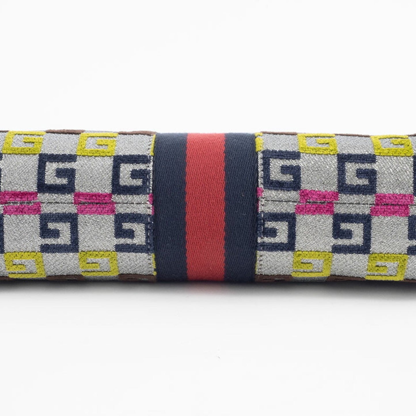 Gucci Multi-Color Canvas Leather Shoulder Bag ( )