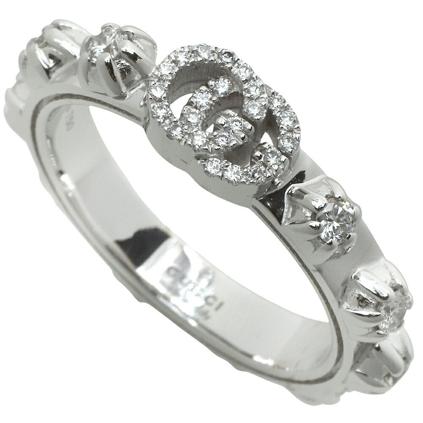 Gucci White Gold White Gold (18K) Band Ring ( )