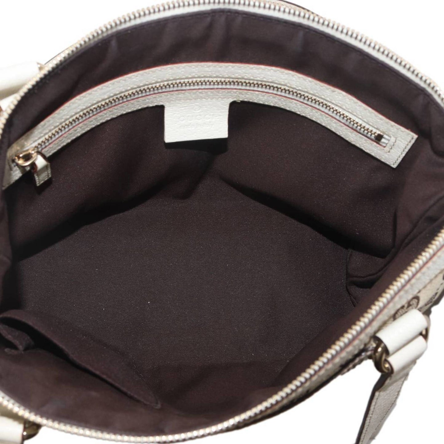 Gucci Gg Canvas Brown White Gg Canvas Handbag ( )