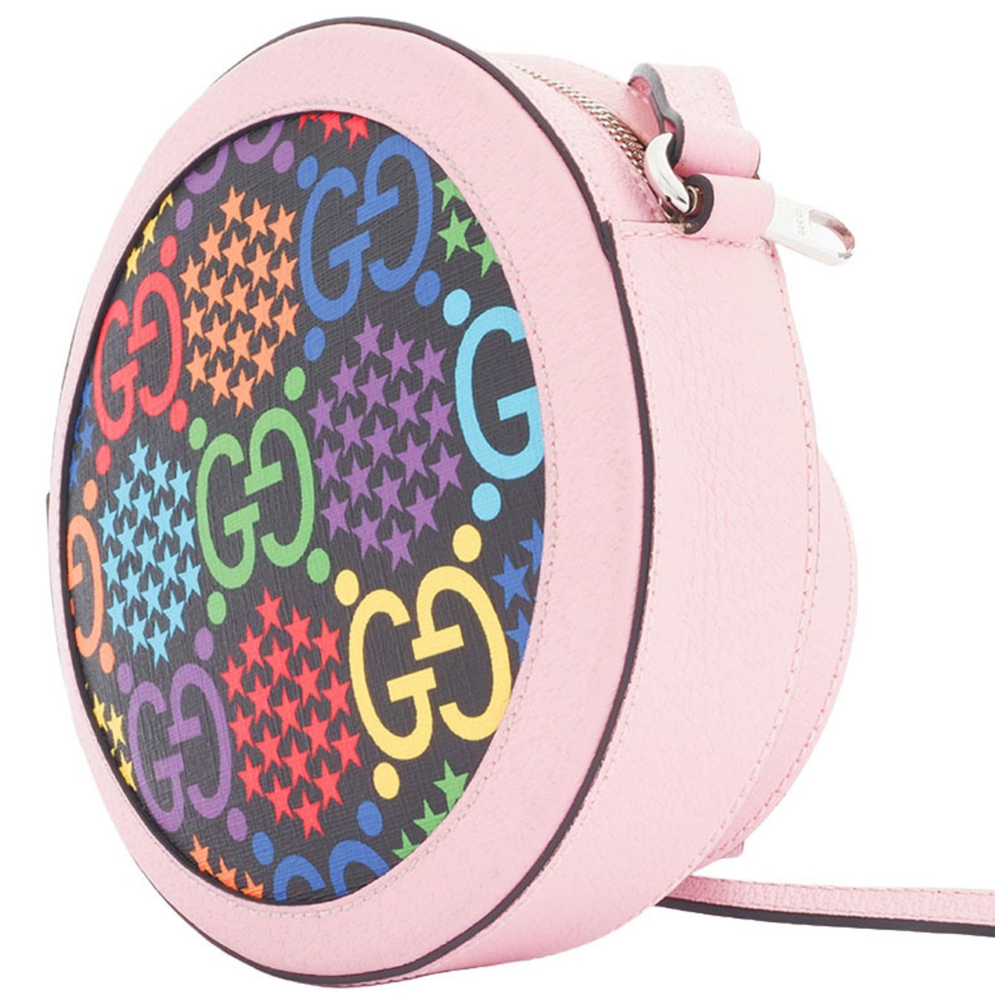 Gucci Multi-Color Pink Pvc Leather Shoulder Bag ( )