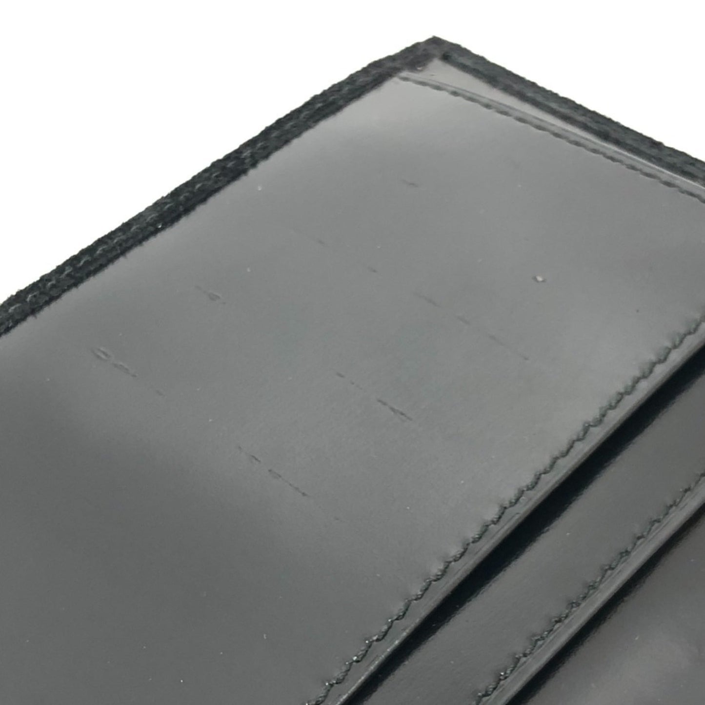 Gucci Black Suede Leather Long Wallet (Bi-Fold) ( )