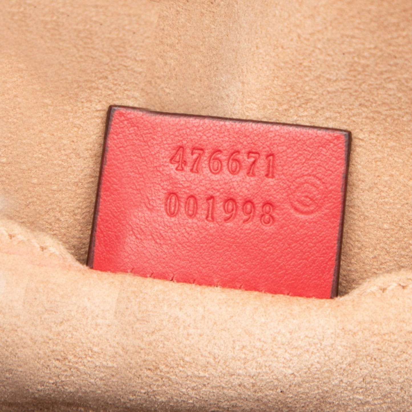 Gucci Red Color Leather Backpack ( )