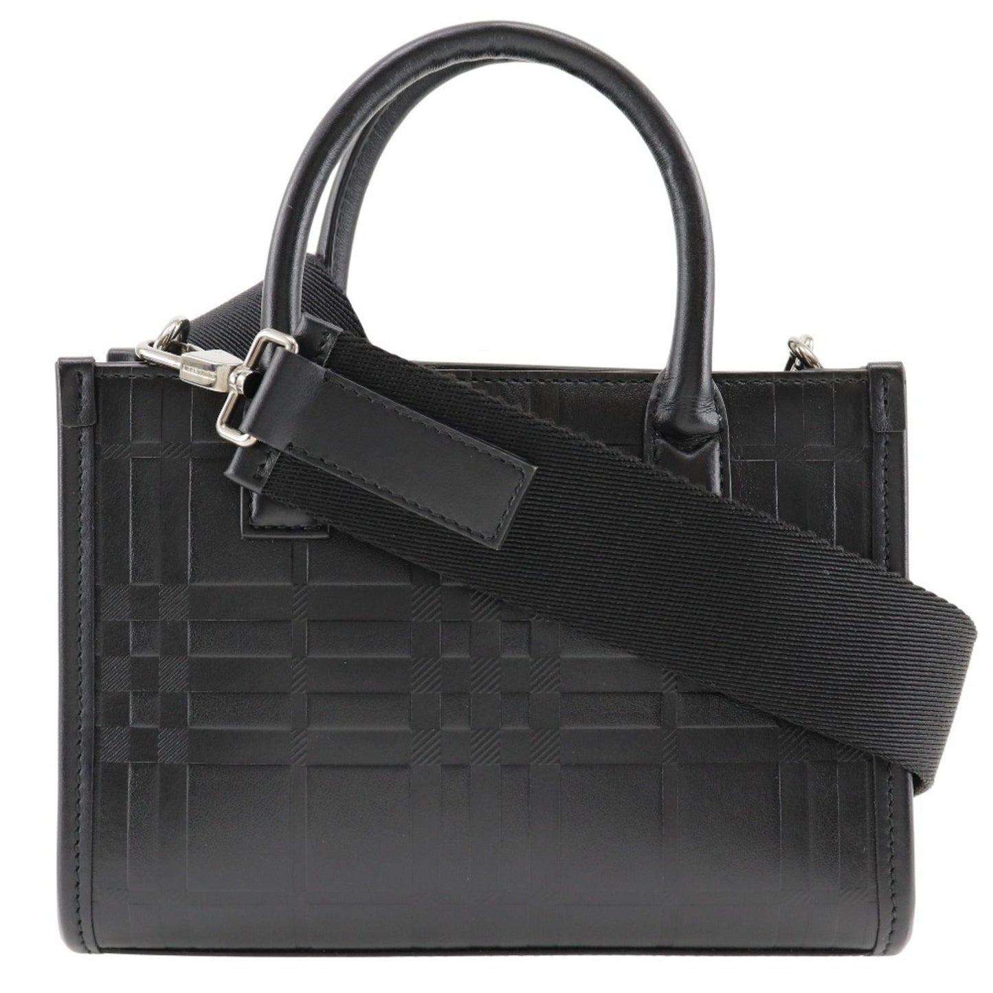 Burberry Black Leather Handbag ( )