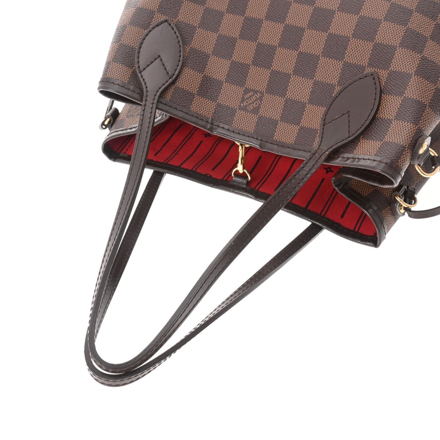 LOUIS VUITTON Damier Neverfull PM Brown Ladies Canvas Handbag