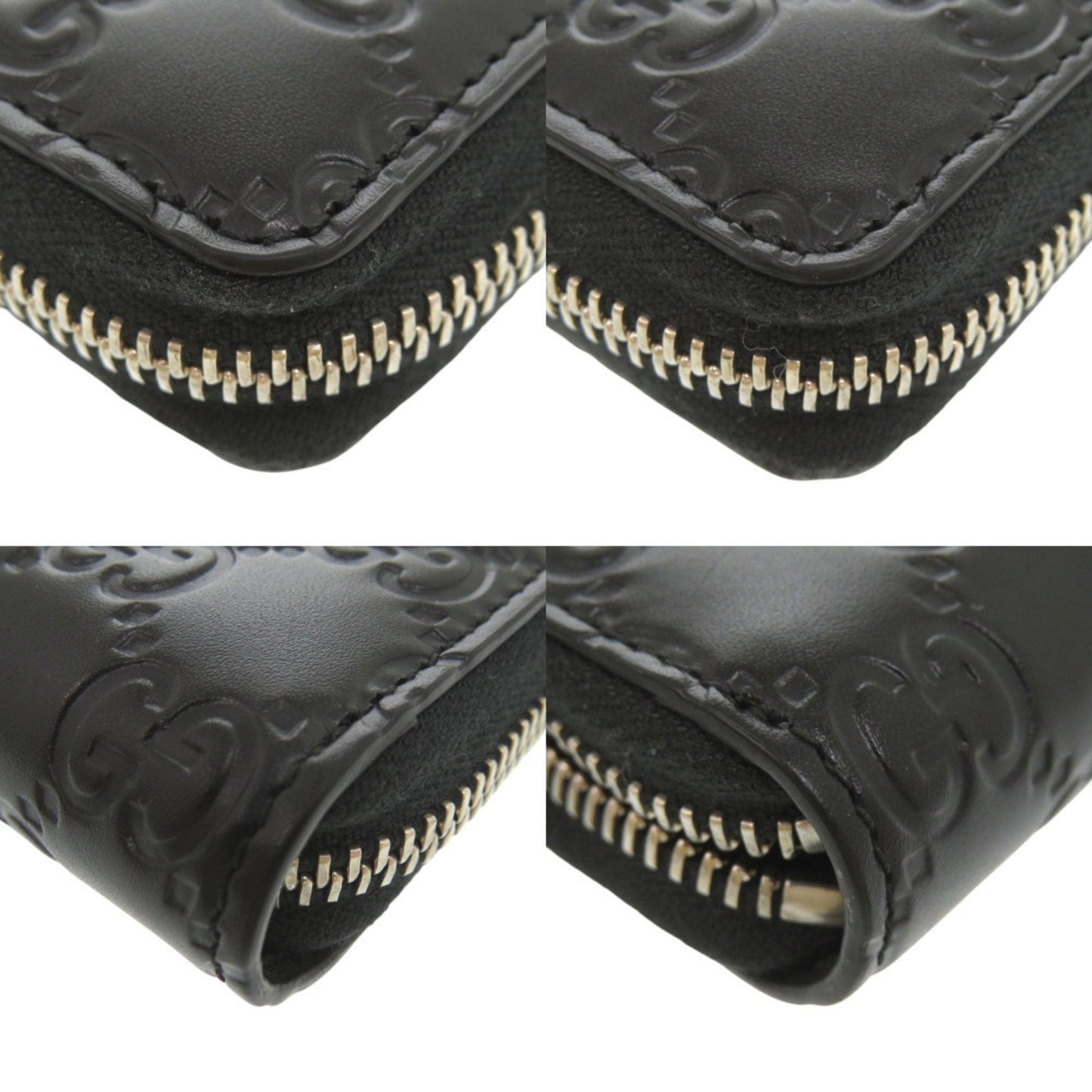Gucci Black Leather Long Wallet (Bi-Fold) ( )