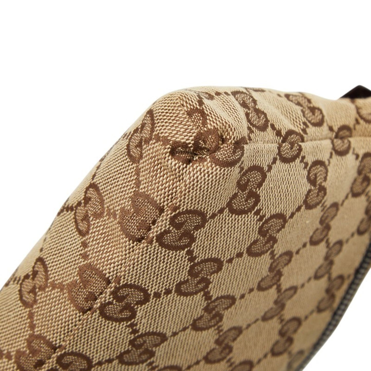 Gucci Gg Canvas Beige Brown Gg Canvas Leather Sling Bag ( )