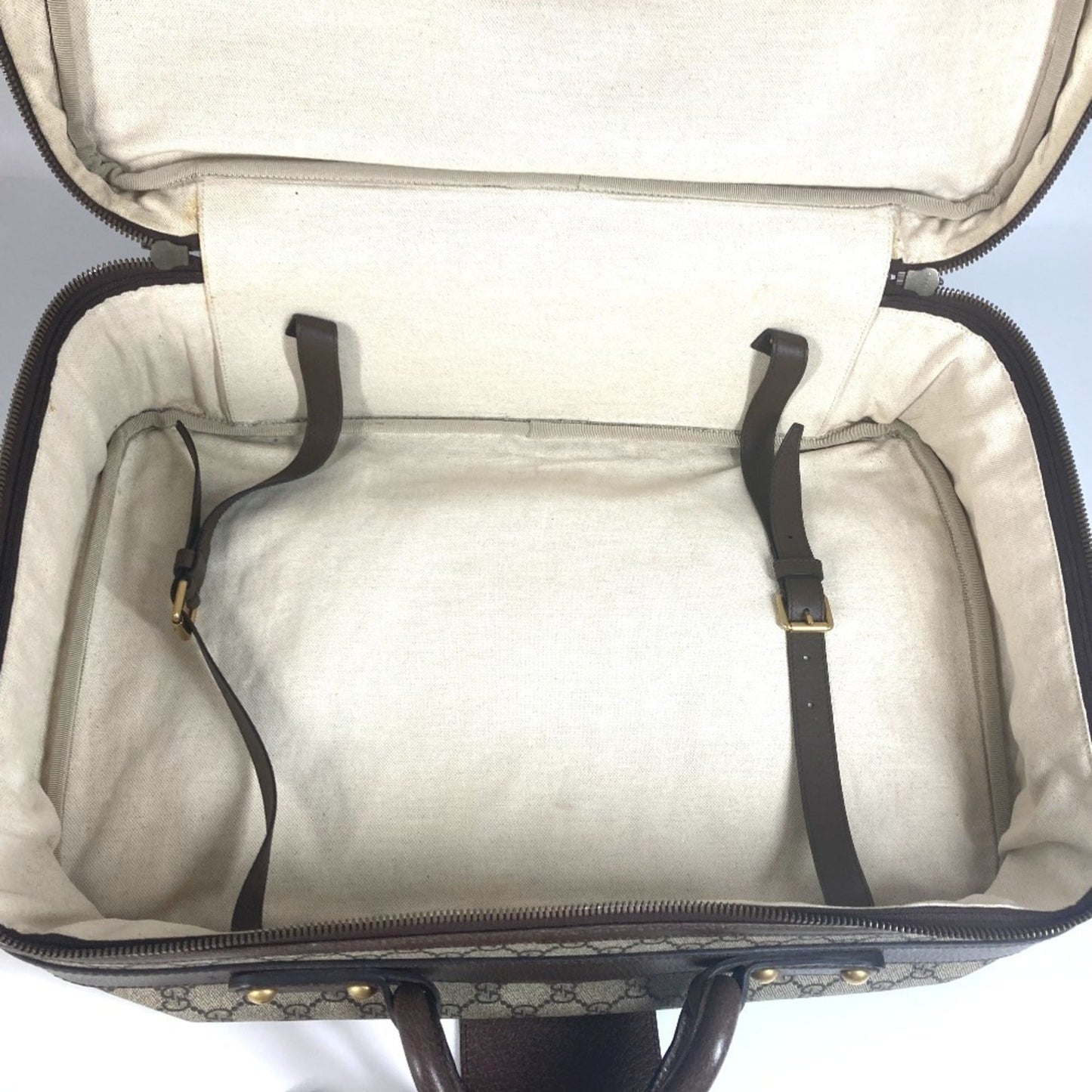 Gucci Beige Multi-Color Gg Supreme Boston Bag ( )