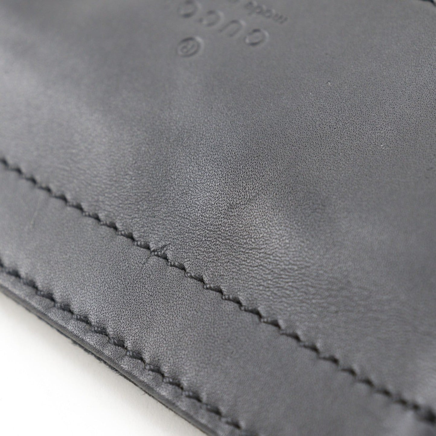 Gucci Black Gg Canvas Leather Sling Bag ( )