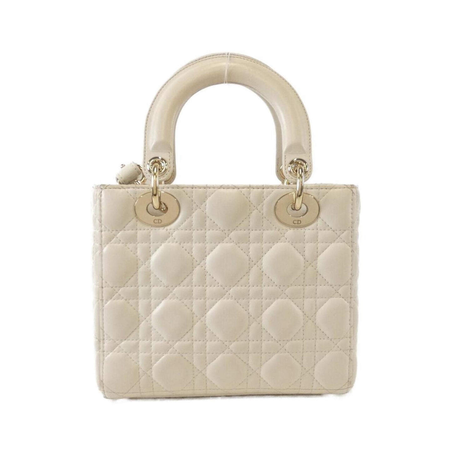 Christian Dior Gold Leather Handbag ()