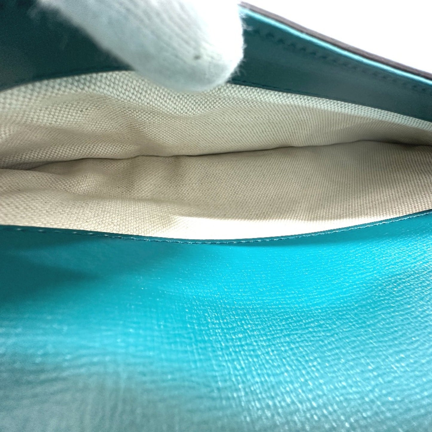 Gucci Blue Leather Shoulder Bag ( )