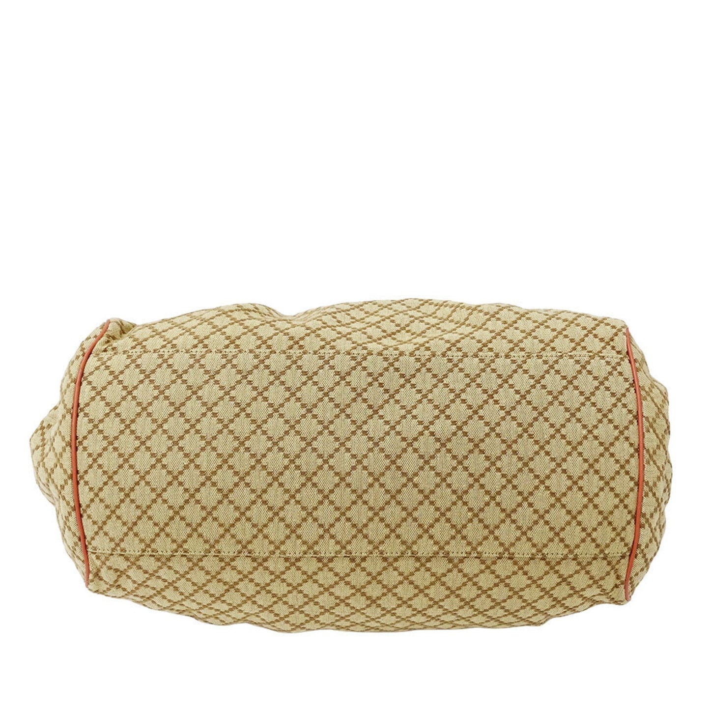 Gucci Beige Pink Canvas Leather Handbag Shoulder Bag ( )
