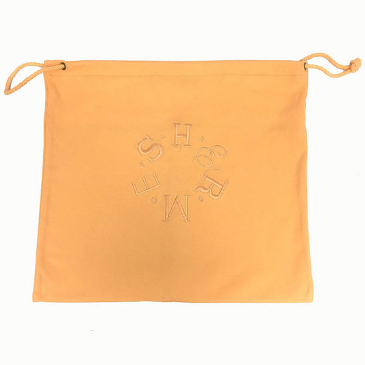 Hermes Orange Cotton Pouch ( )