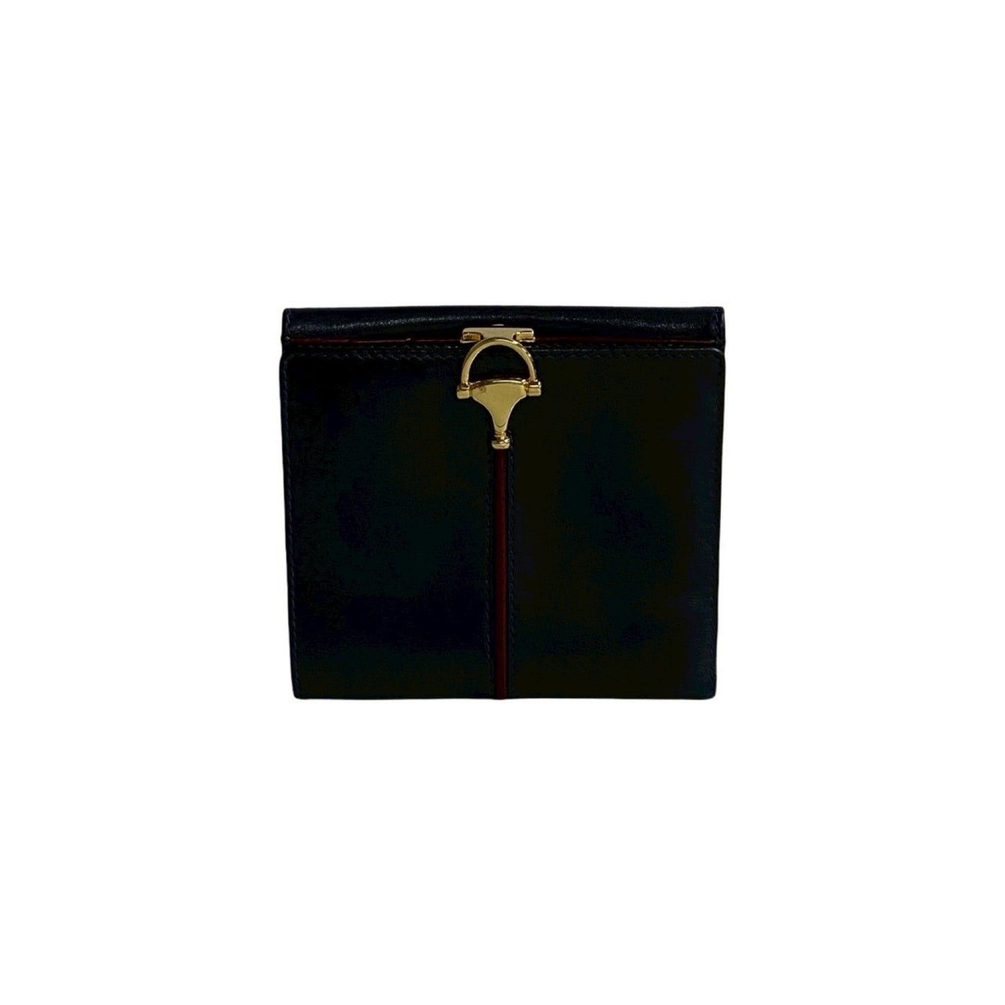 Gucci Navy Wine Leather Wallet (Bi-Fold) ( )