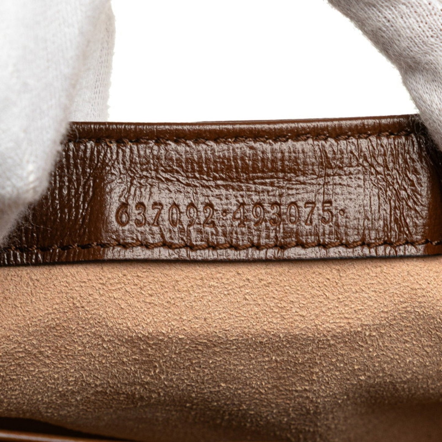 Gucci Beige Brown Pvc Leather Handbag Shoulder Bag ( )