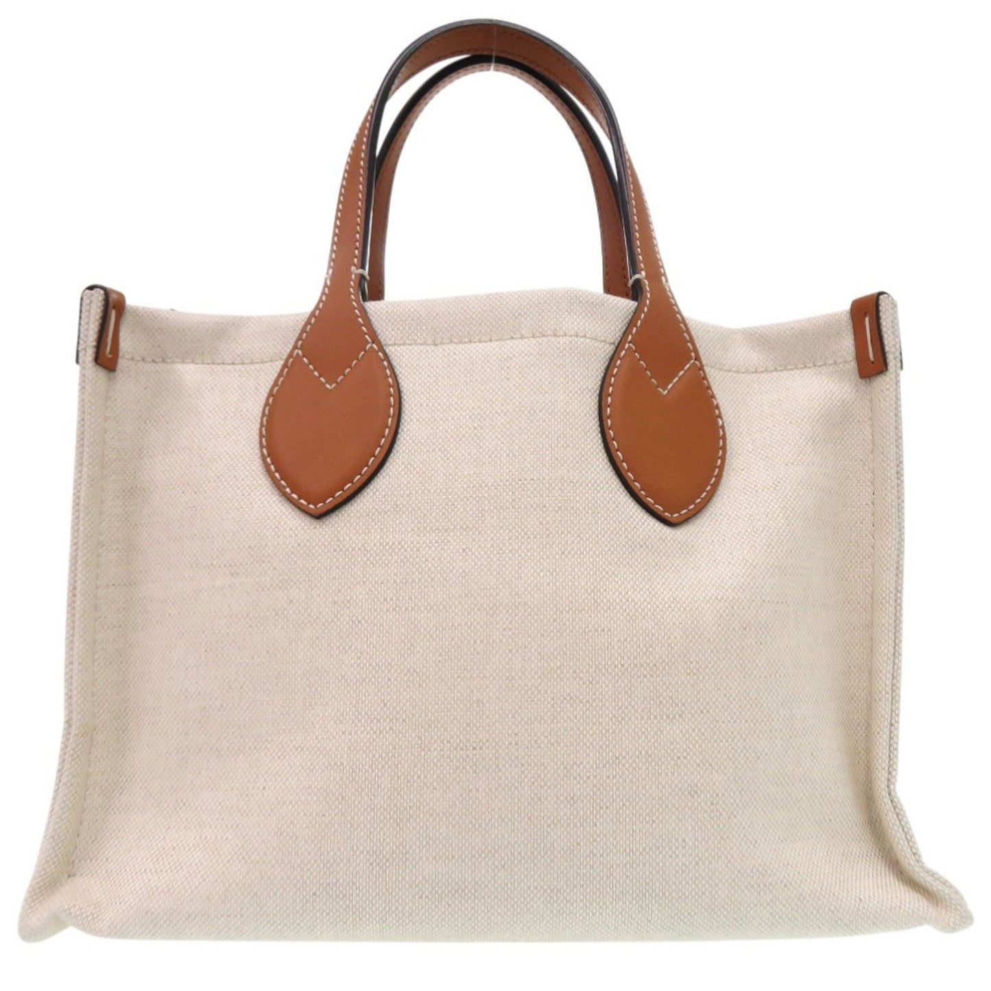 Gucci Beige Canvas Leather Handbag ( )