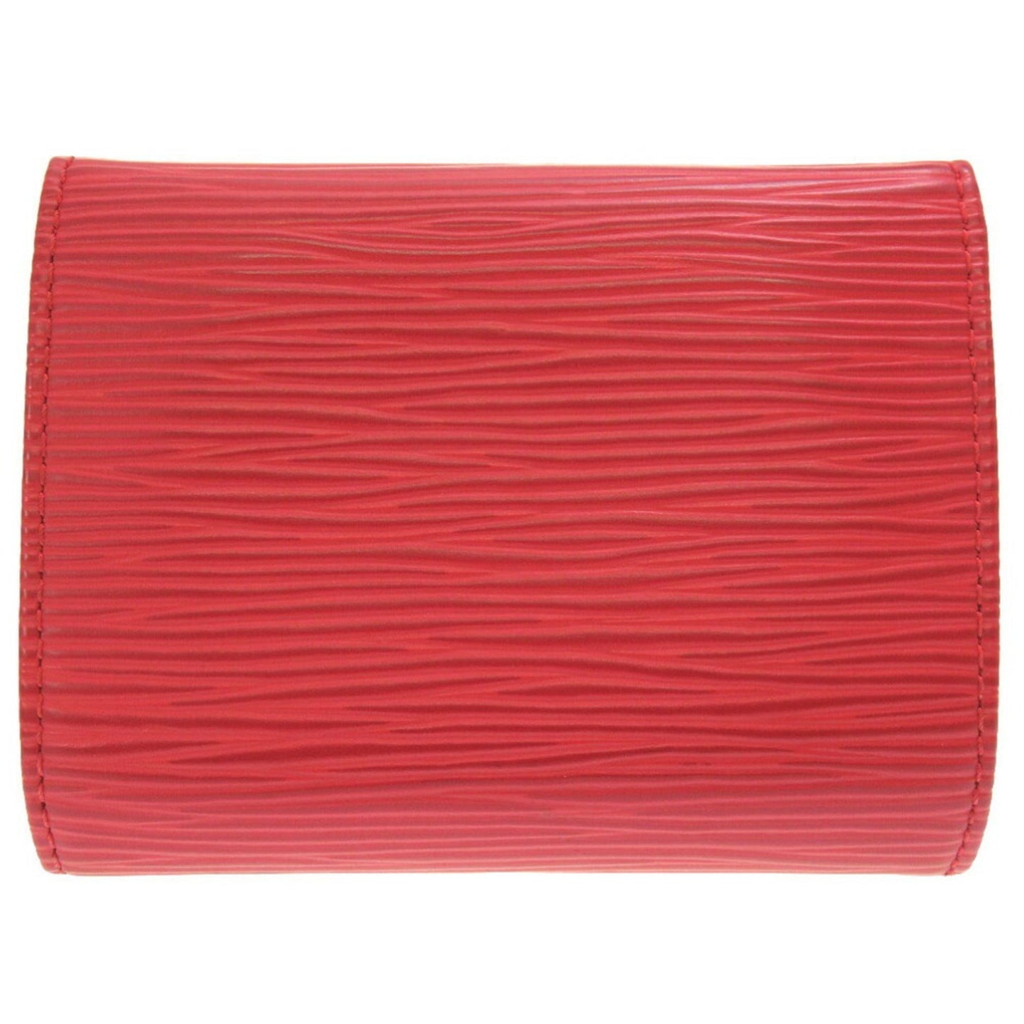 LOUIS VUITTON Epi Portomone Sampur Castilian Red M63417 Coin Case Purse Wallet