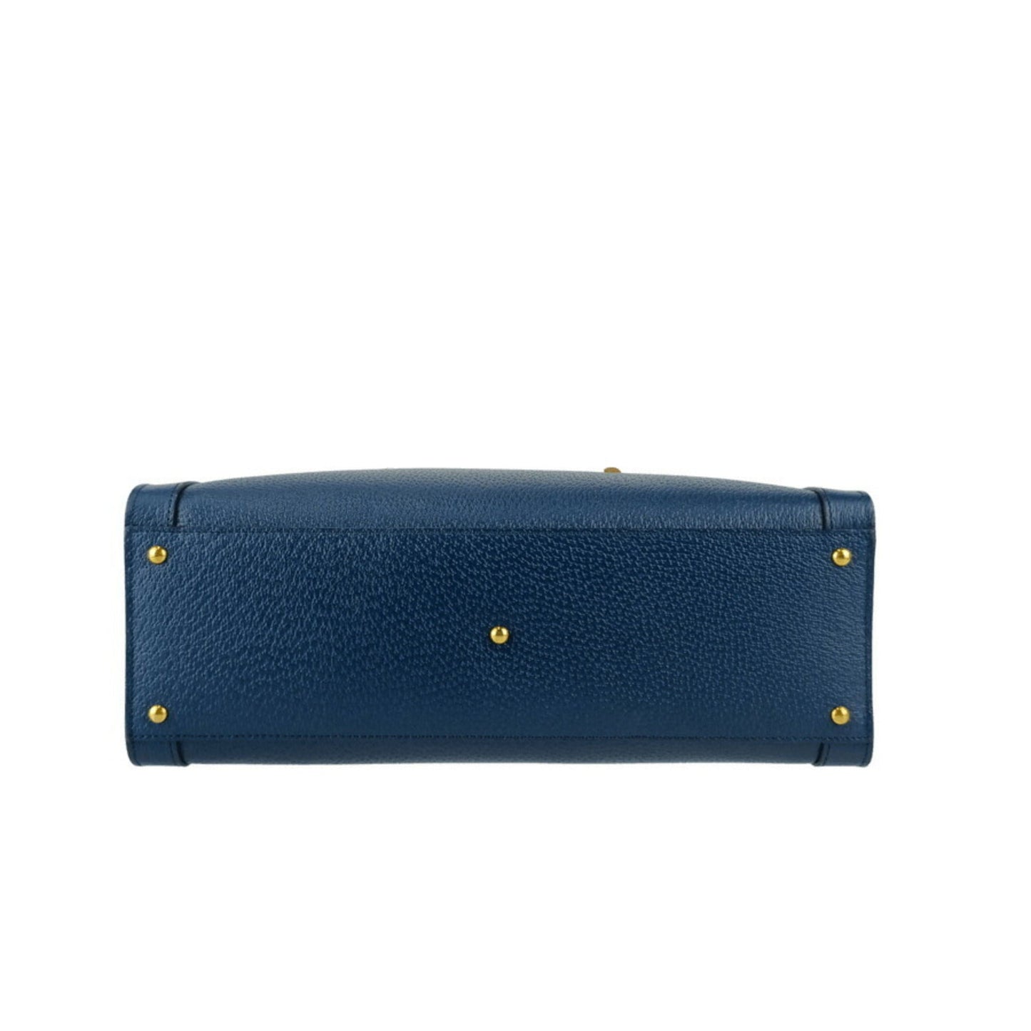 Gucci Royal Blue Leather Handbag Shoulder Bag Tote Bag ( )