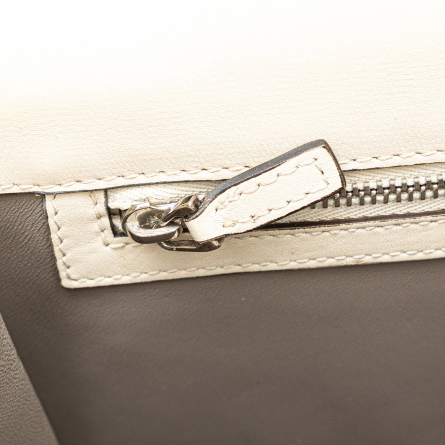 Gucci Gray White Leather Shoulder Bag ( )