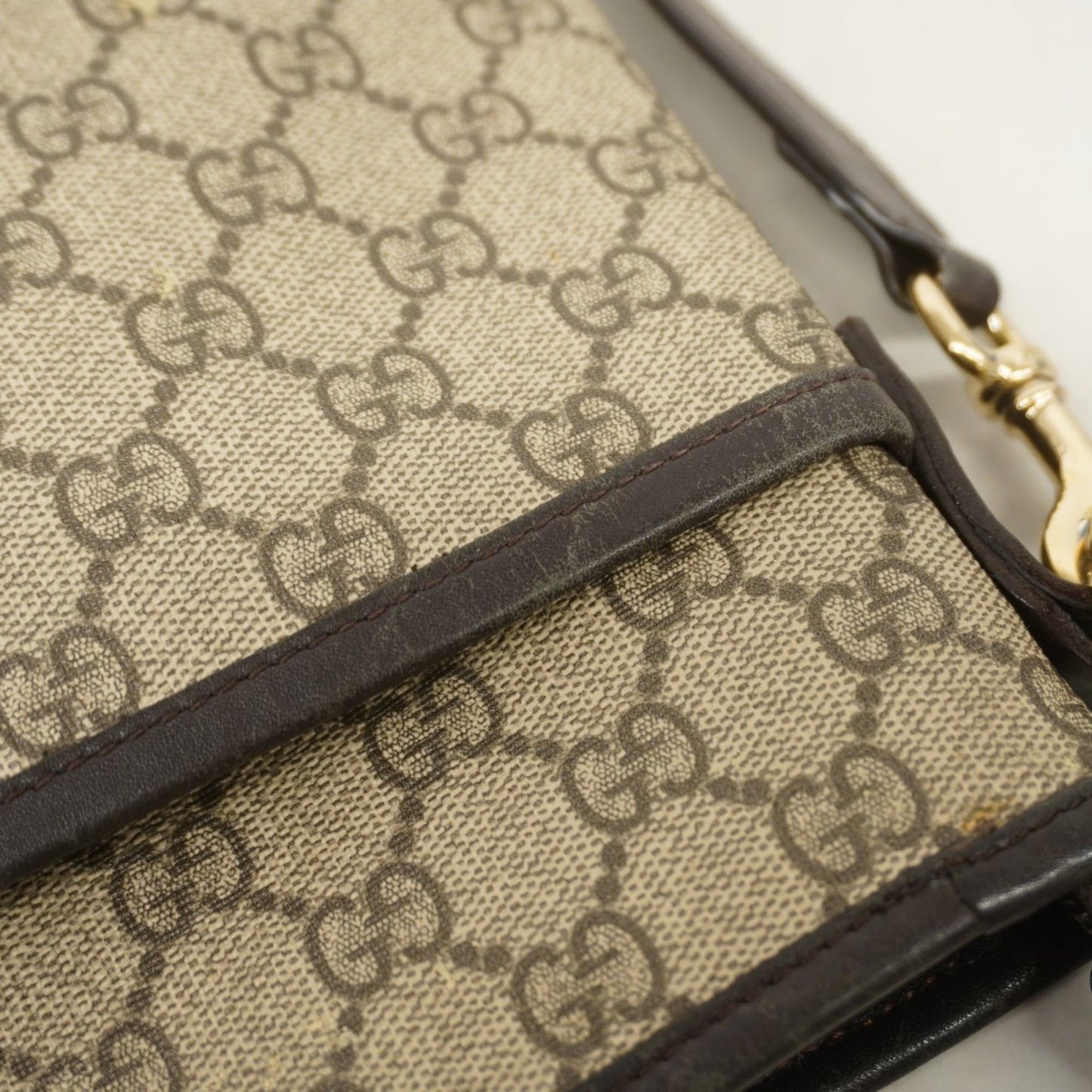 Gucci Brown Pvc Shoulder Bag ( )