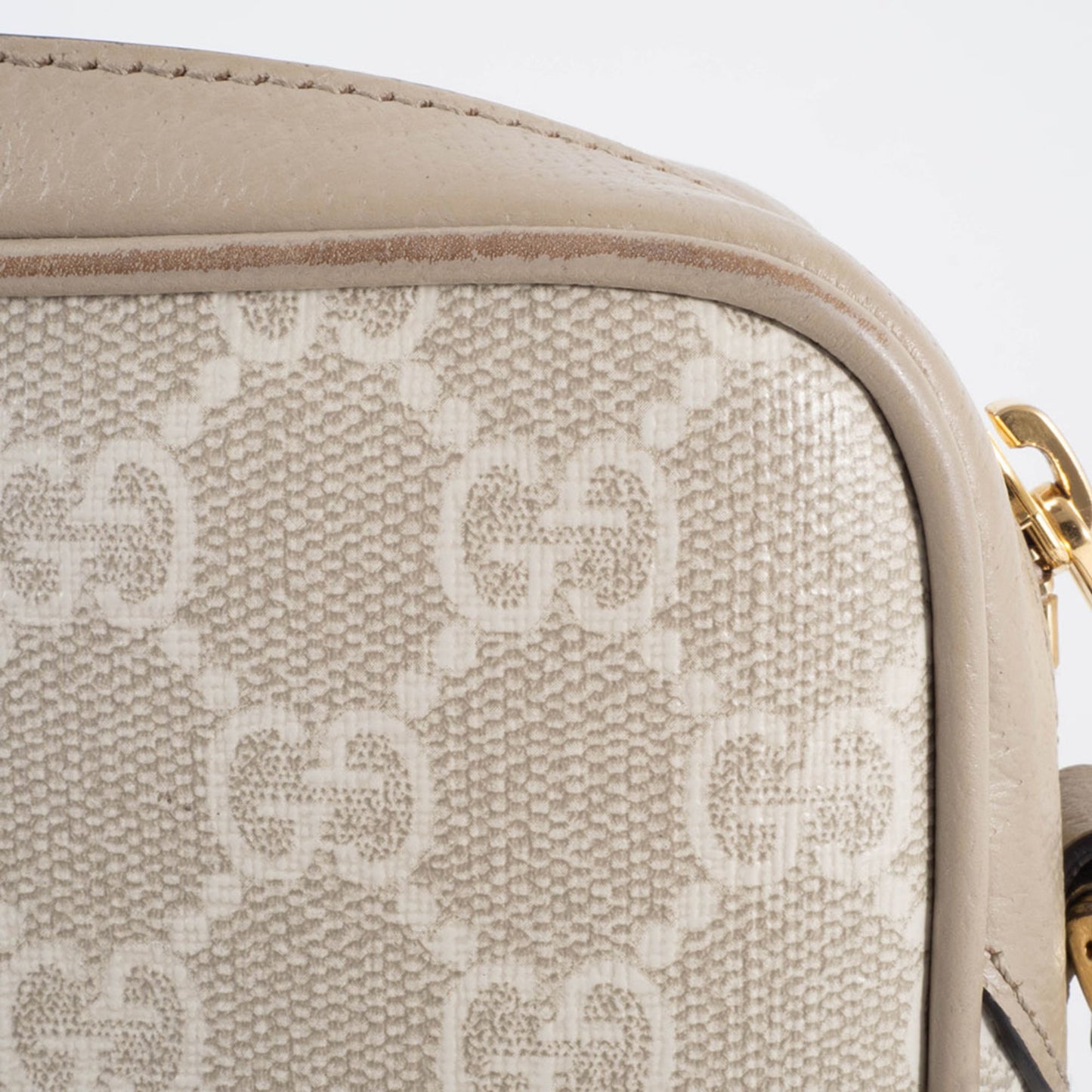 Gucci Beige Gg Supreme Leather Shoulder Bag ( )