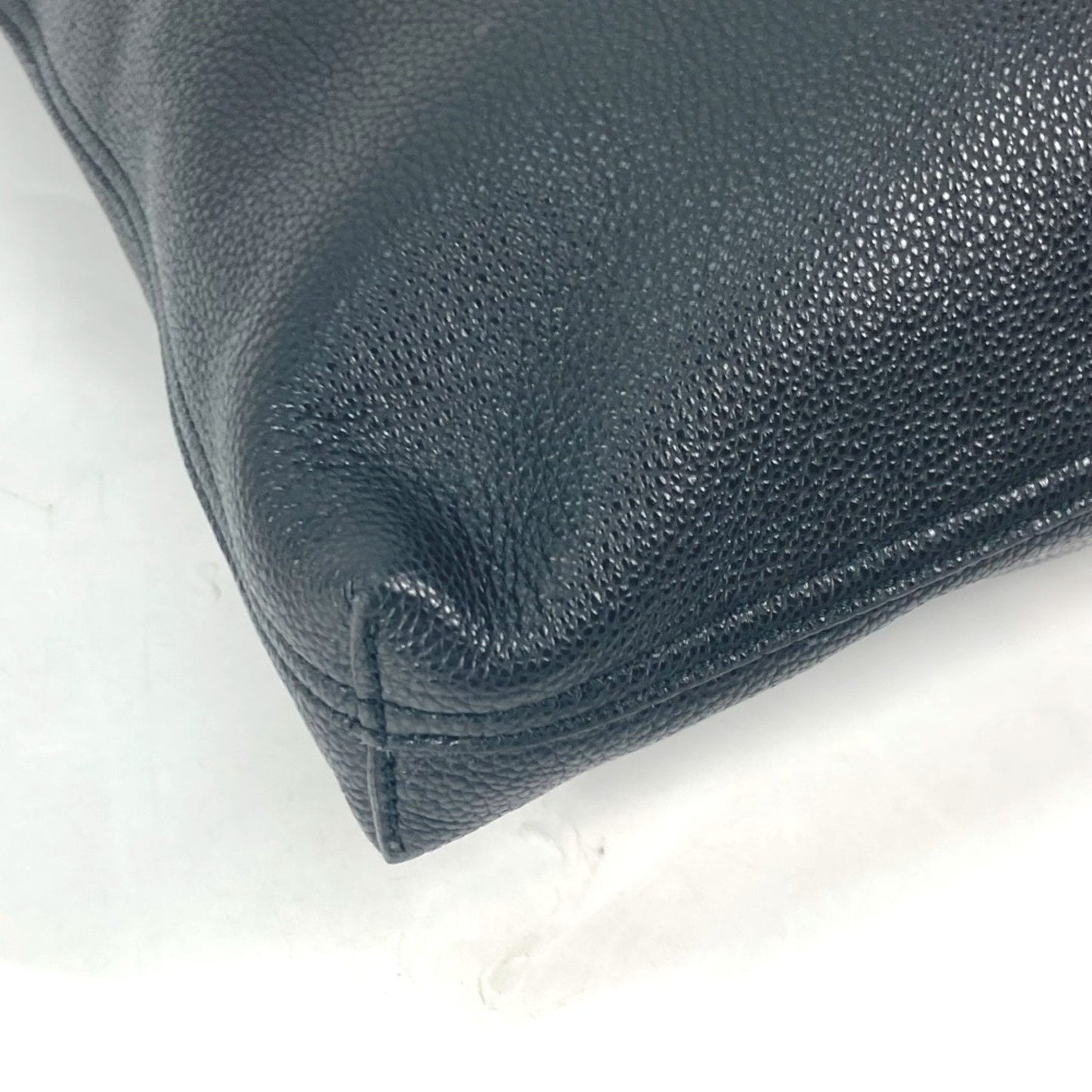 Gucci Black Leather Tote Bag ( )