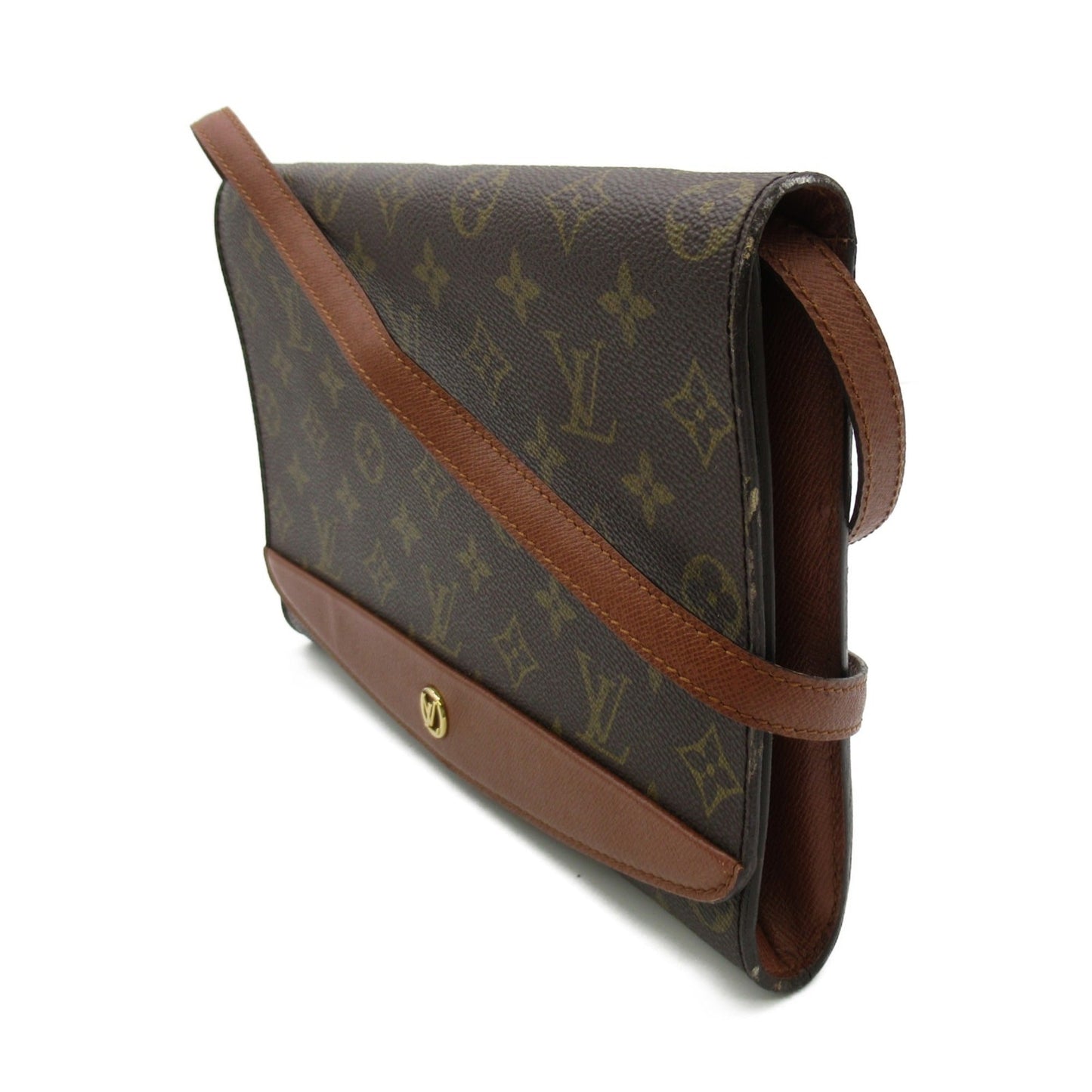 LOUIS VUITTON Bordeaux Shoulder Bag Brown PVC coated canvas M51797