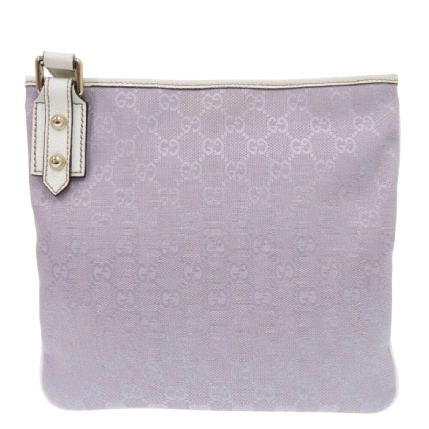 Gucci Gg Canvas Purple White Gg Canvas Shoulder Bag ( )