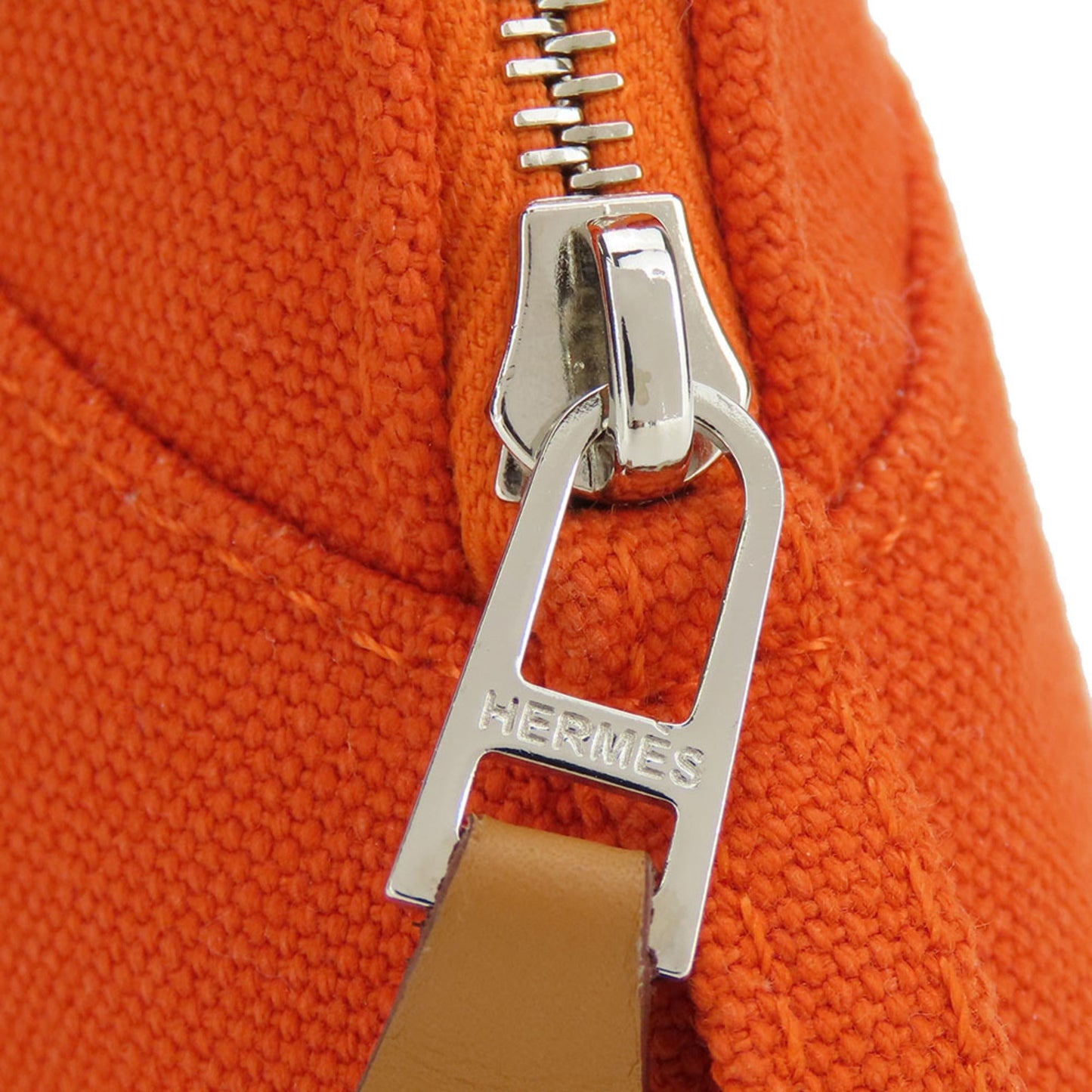 Hermes Orange Cotton Pouch ( )
