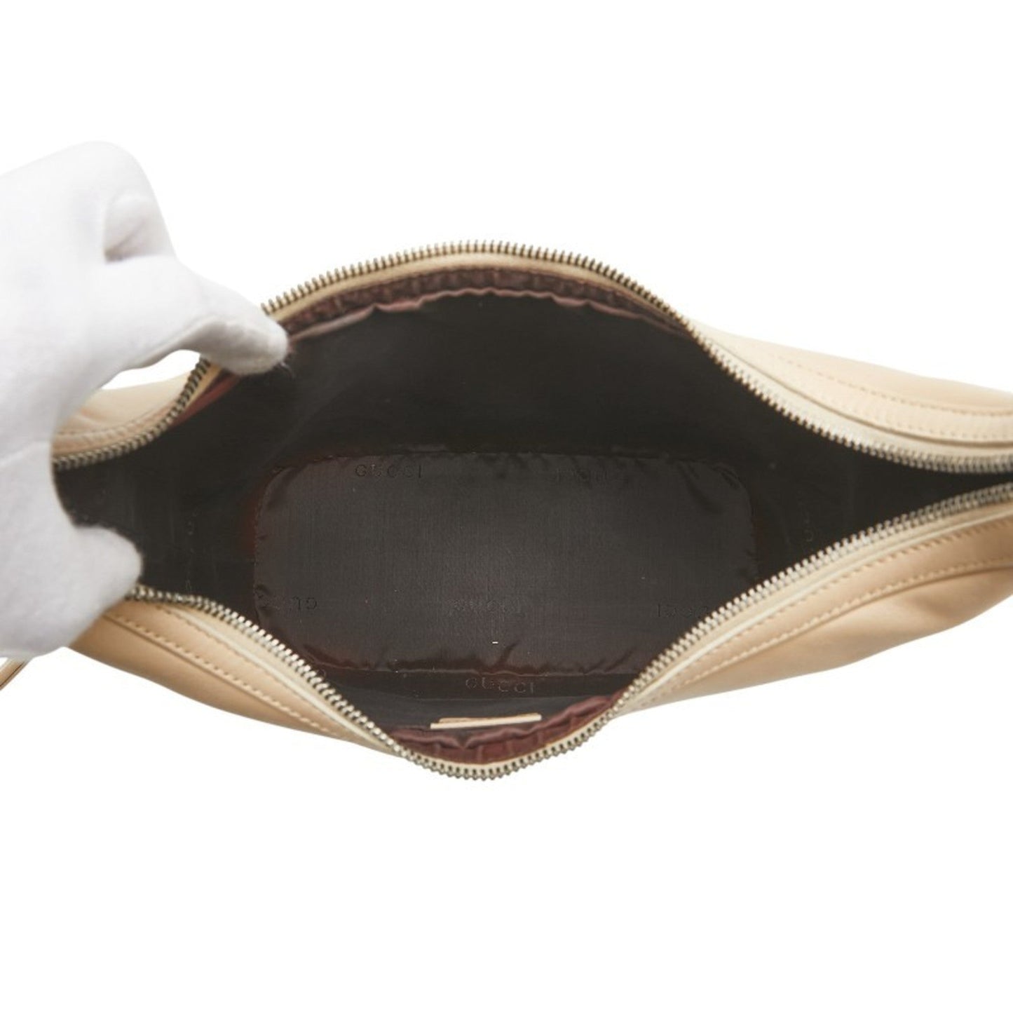 Gucci Beige Leather Shoulder Bag ( )