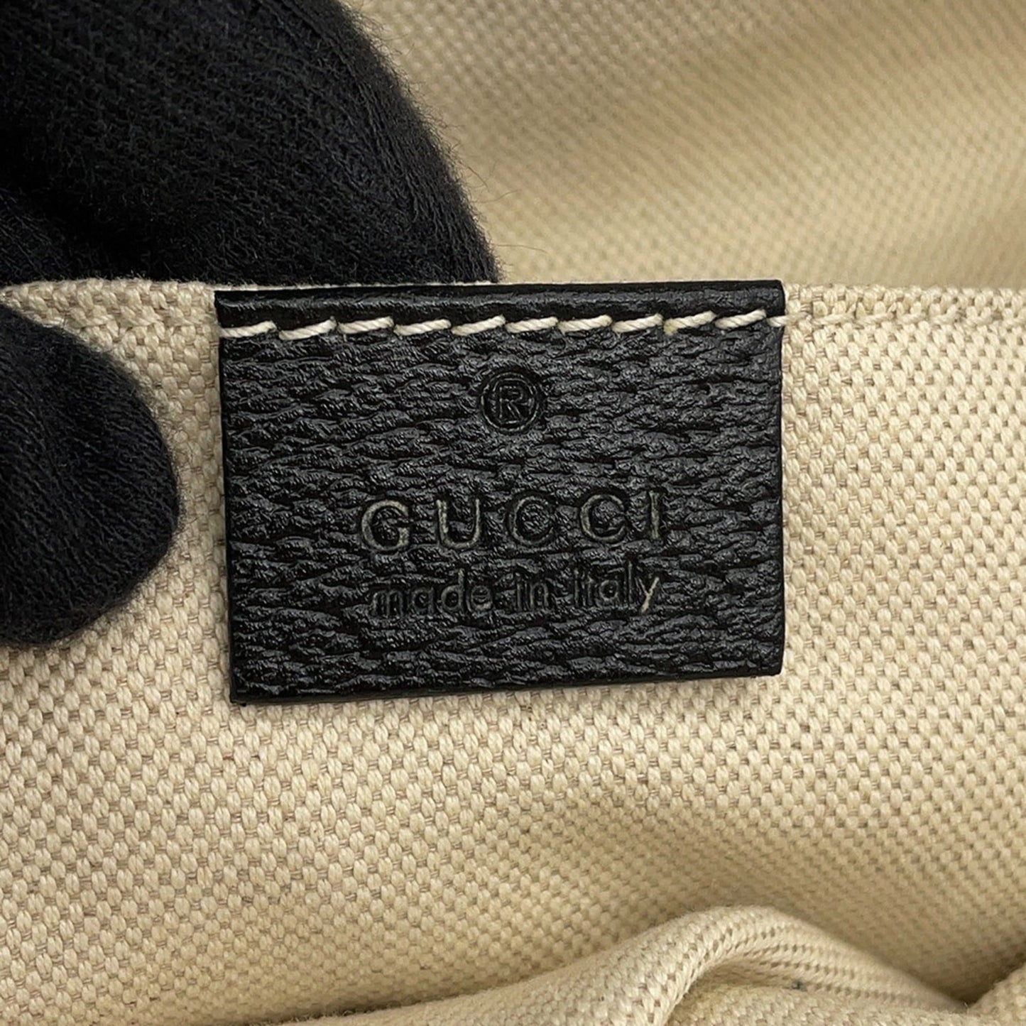Gucci Blue Velvet Backpack ( )