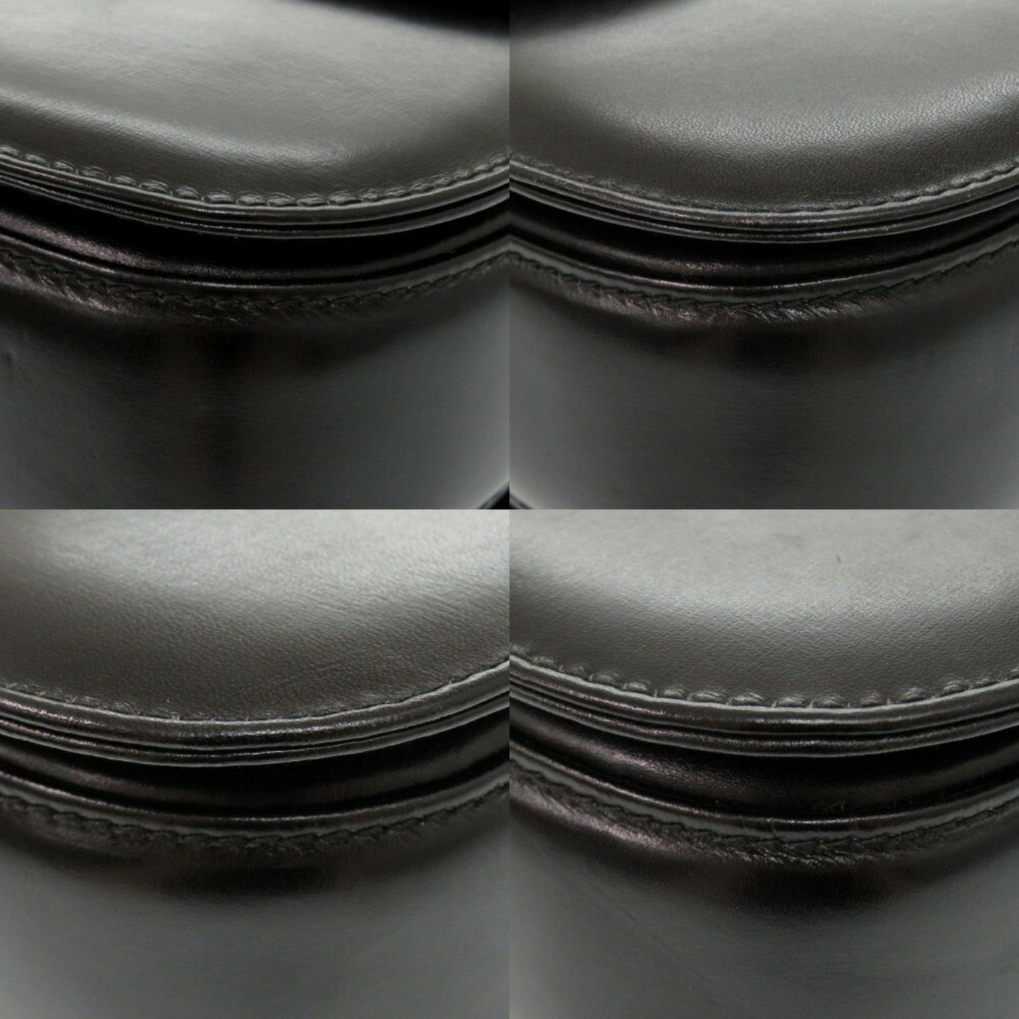 Gucci Black Leather Handbag ( )