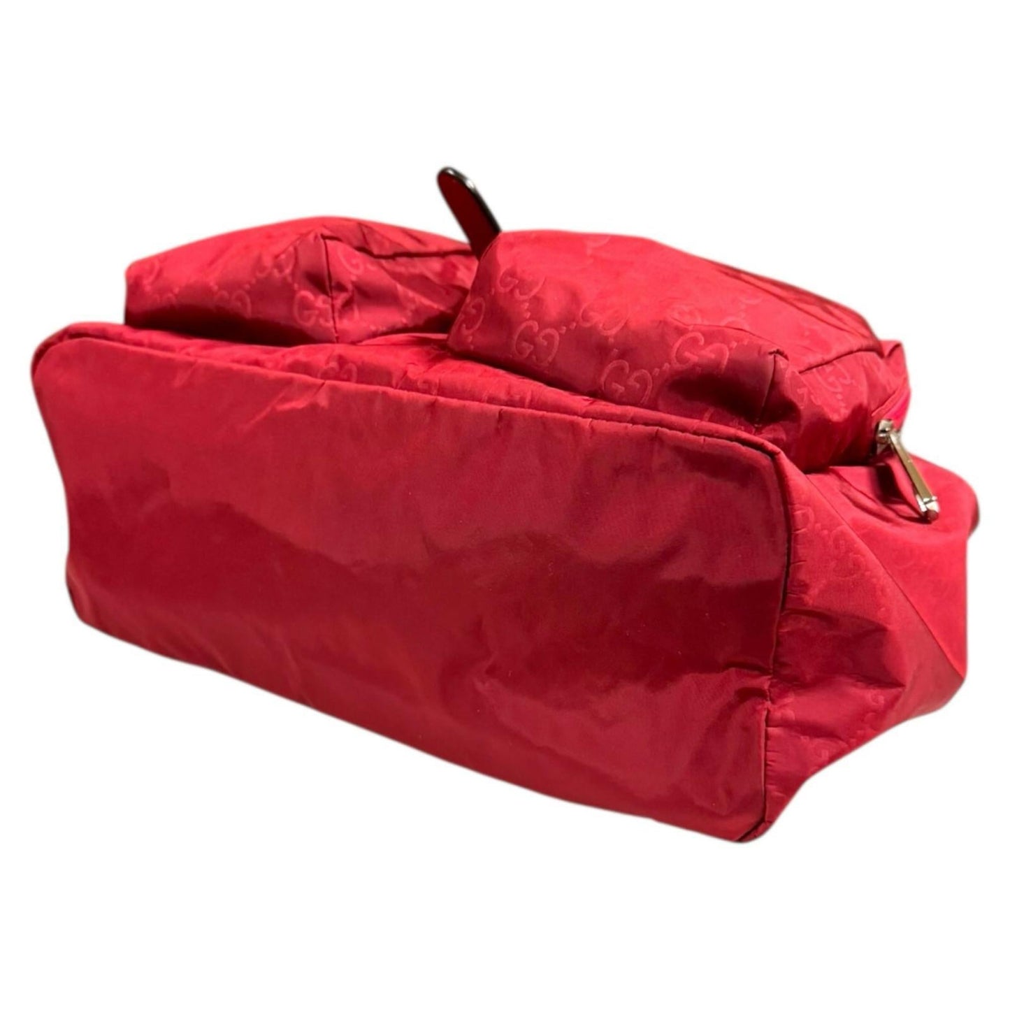 Gucci Red Color Nylon Backpack ( )