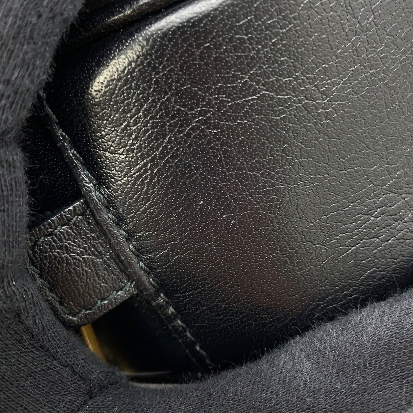 Gucci Black Leather Handbag Shoulder Bag ( )