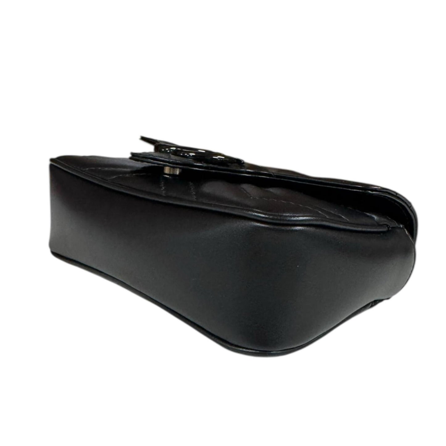 Gucci Gg Marmont Black Leather Shoulder Bag ( )
