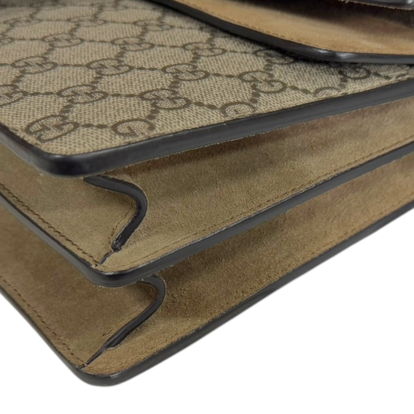 Gucci Beige Gg Supreme Shoulder Bag ( )