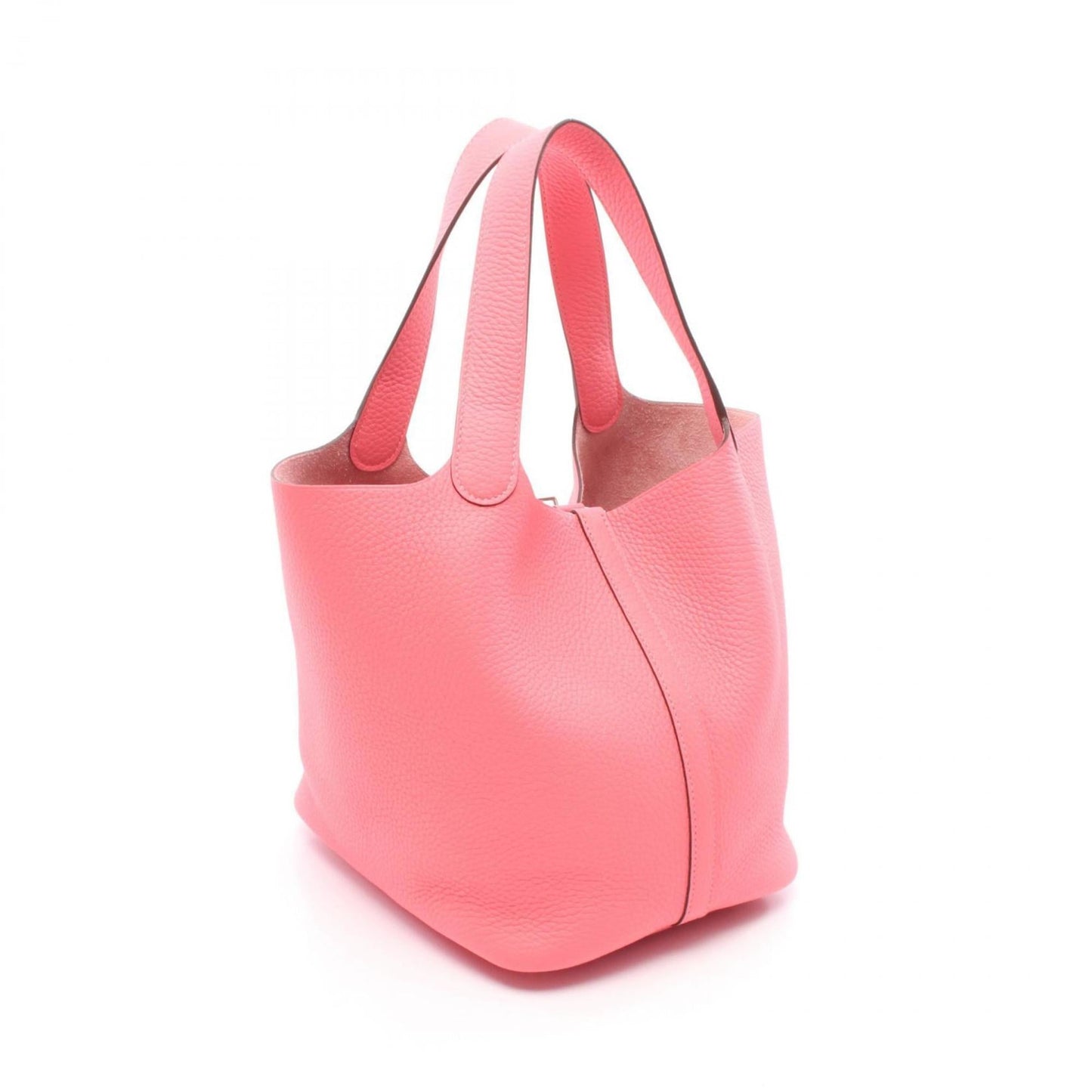 Hermes Picotin Pink Leather Handbag ( )
