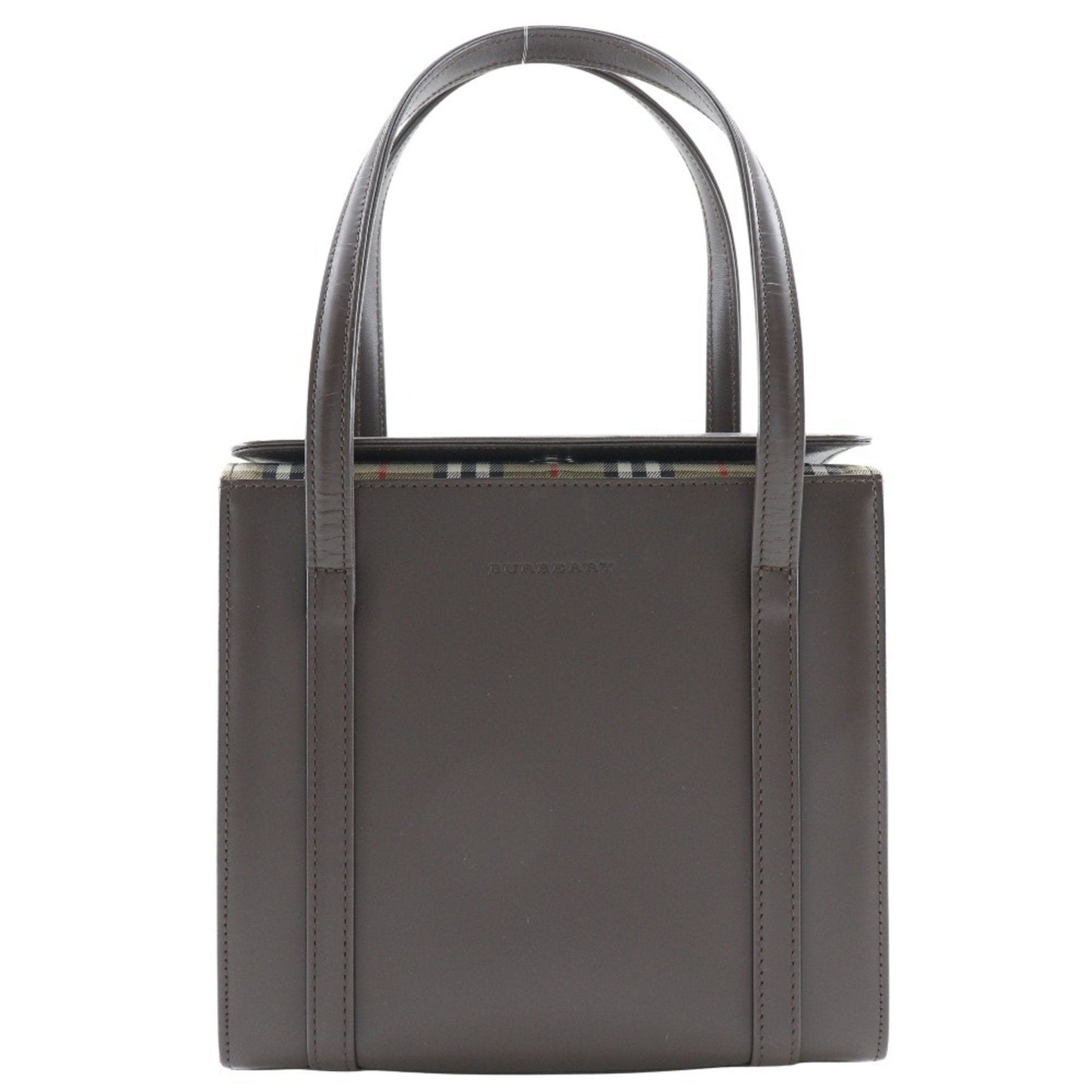 Burberry Brown Leather Handbag ( )